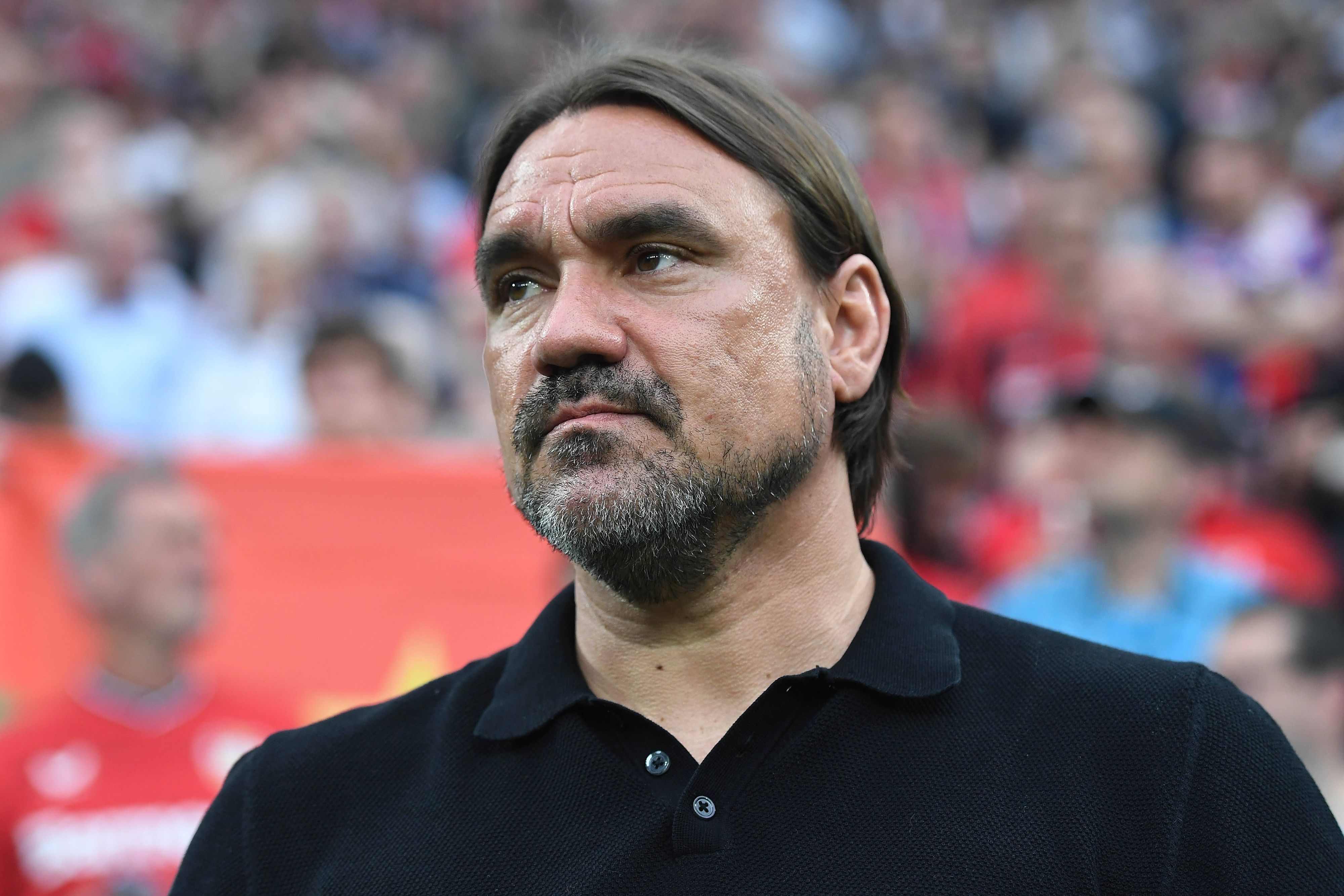 Trainer Daniel Farke und Borussia Mönchengladbach werden in Zukunft nicht mehr zusammenarbeiten. Das Foto zeigt den 46-Jährigen am 21. Mai 2023 beim Spiel gegen Bayer Leverkusen an der Seitenlinie.
