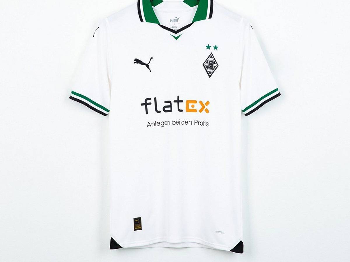 Das neue Heimtrikot von Borussia Mönchengladbach für die Saison 2023/24 von Ausrüster Puma.