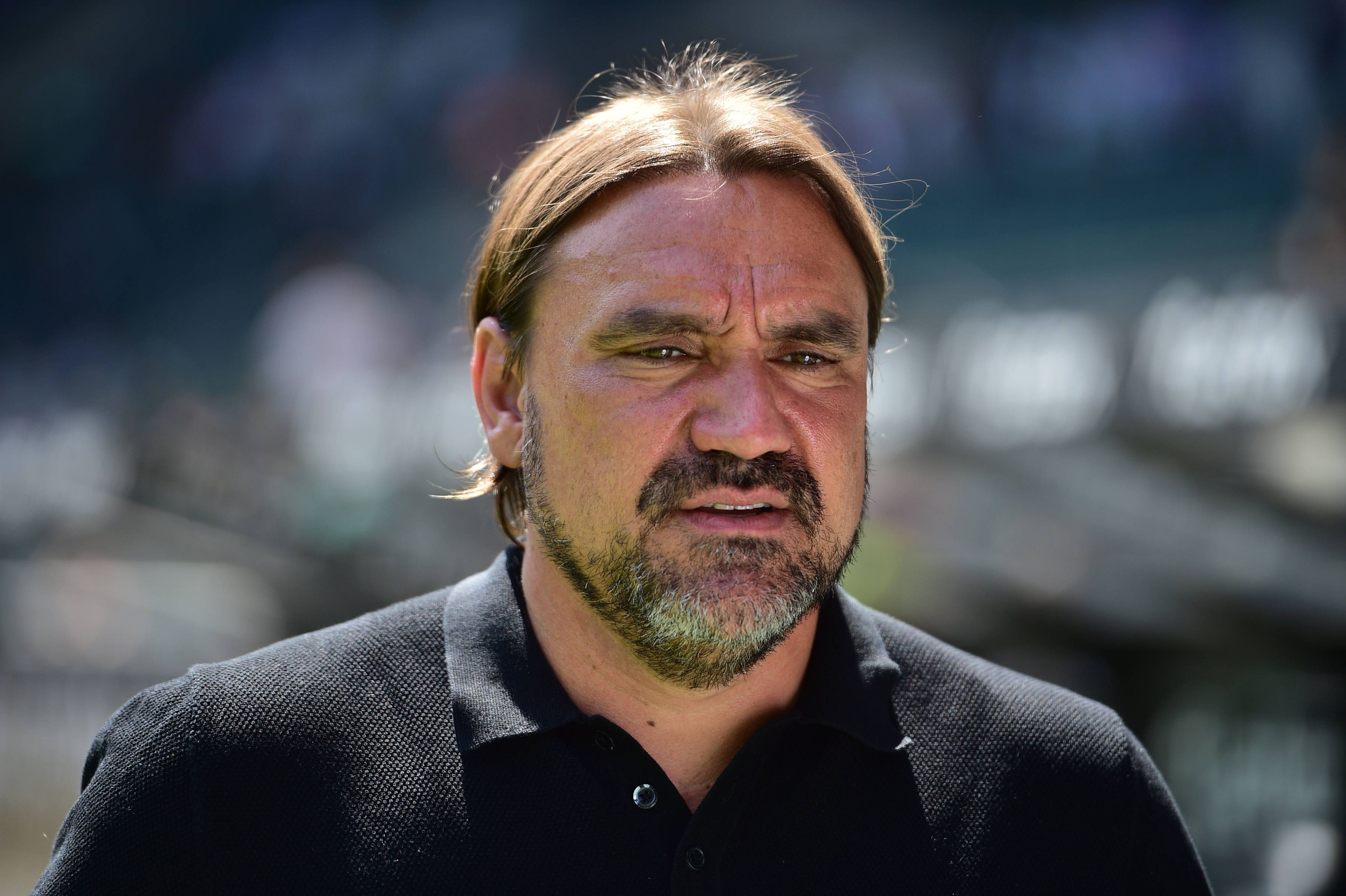 Daniel Farke, Trainer von Borussia Mönchengladbach, am 27. Mai 2023 beim letzten Bundesliga-Spieltag der Saison 2022/23 gegen den FC Augsburg im Borussia-Park.