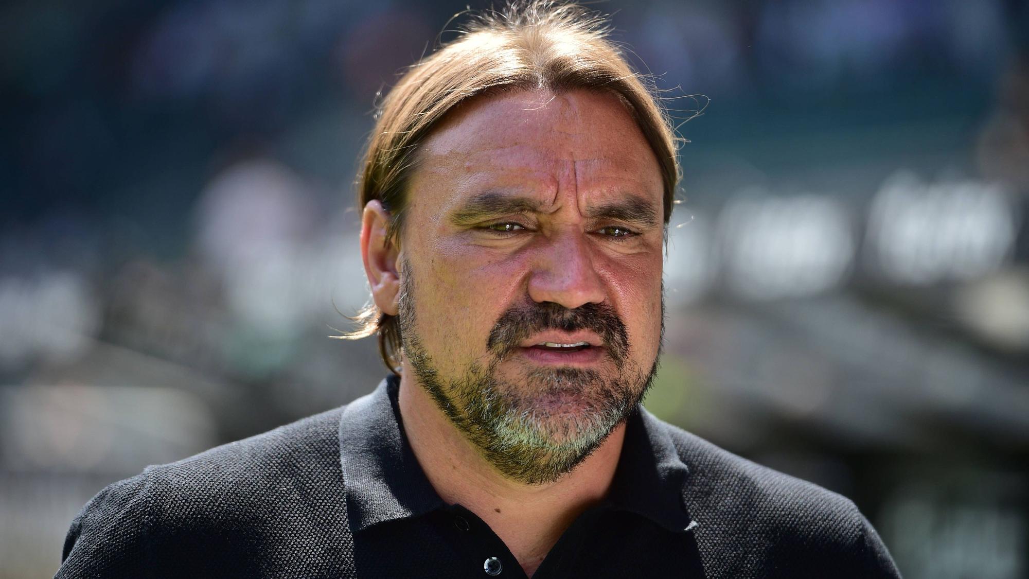 Daniel Farke, Trainer von Borussia Mönchengladbach, am 27. Mai 2023 beim letzten Bundesliga-Spieltag der Saison 2022/23 gegen den FC Augsburg im Borussia-Park.