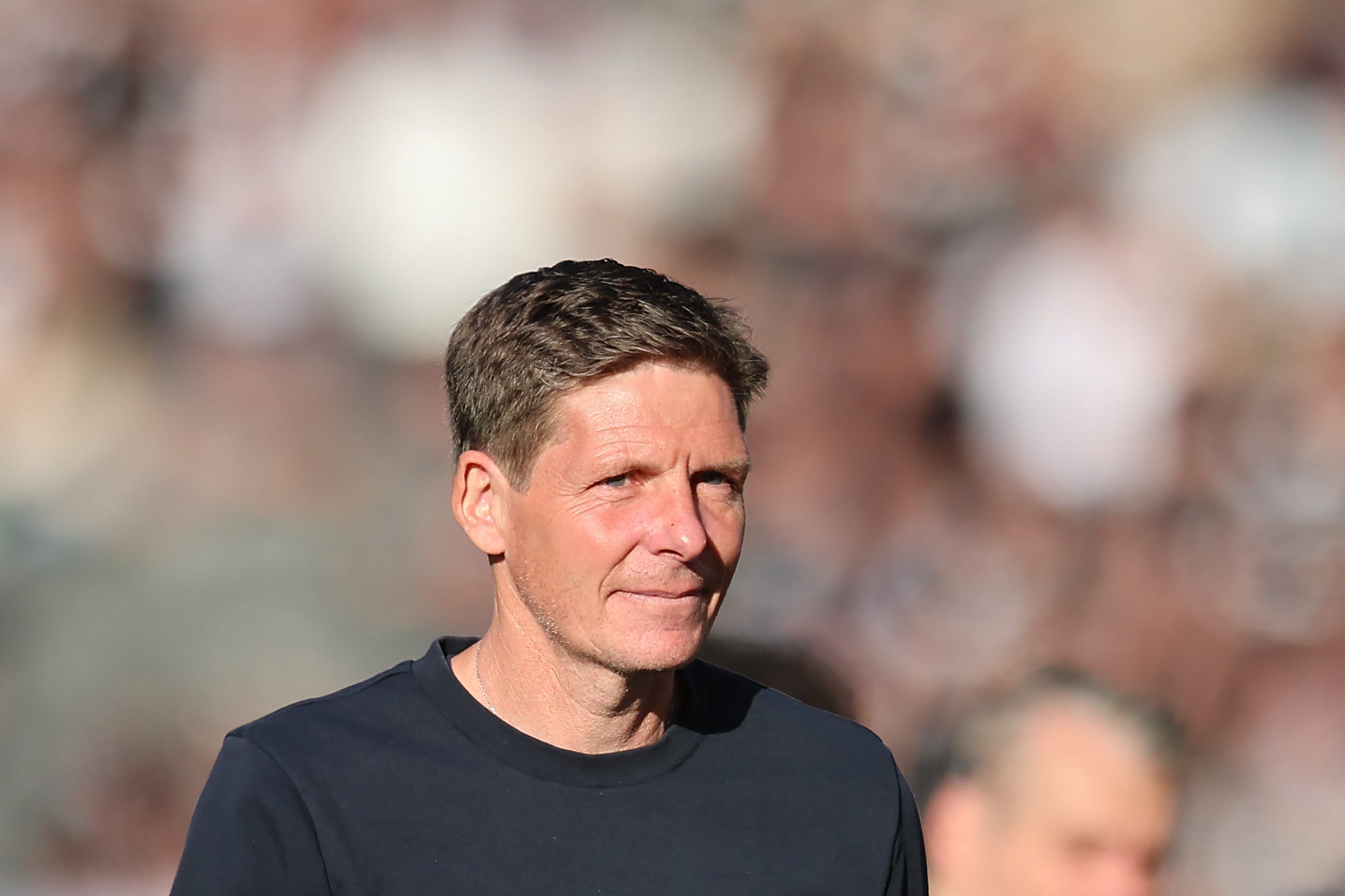 Oliver Glasner kurz vor dem DFB-Pokalfinale am 3. Juni 2023 im Berliner Olympiastadion.