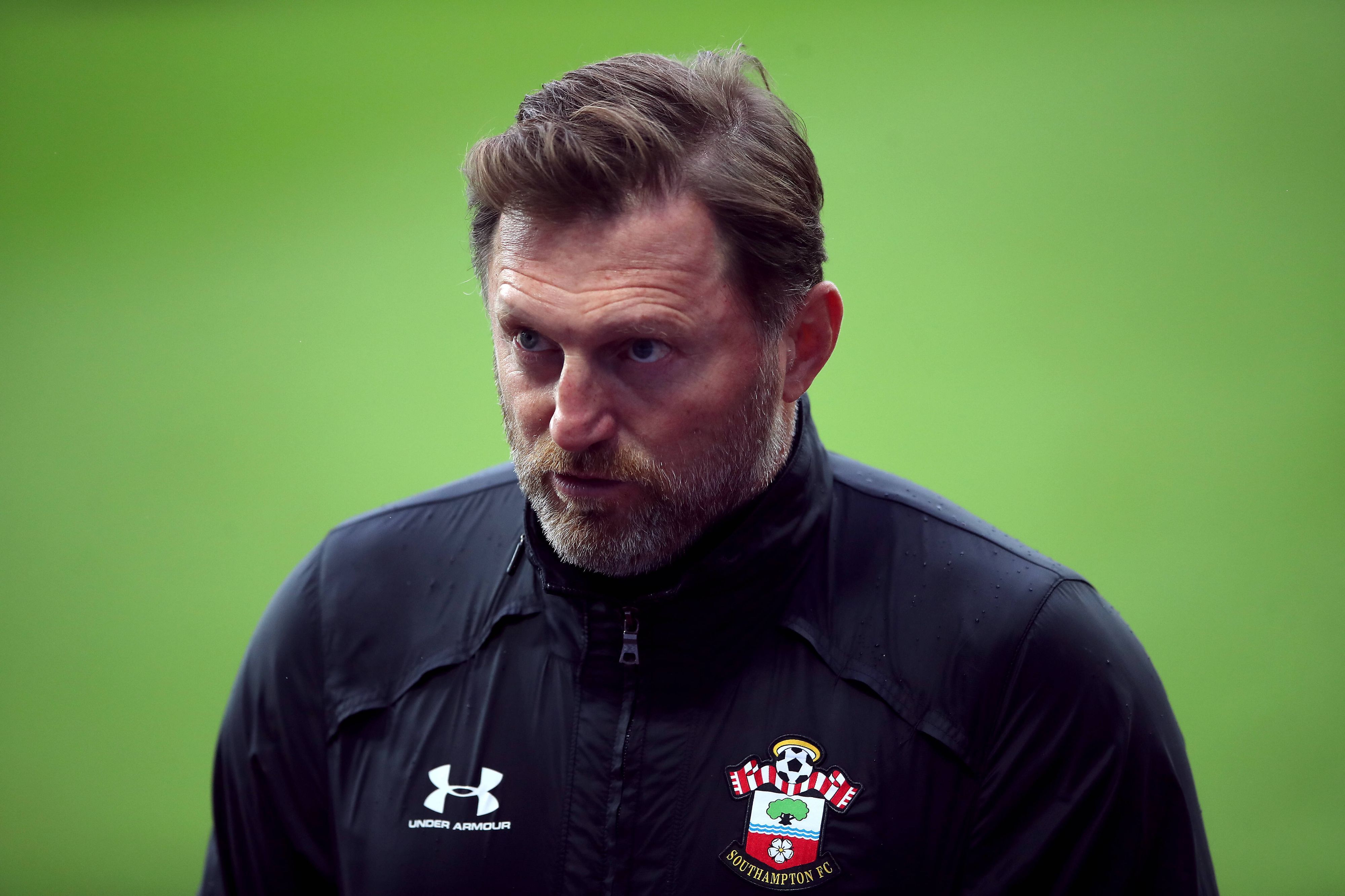 Ralph Hasenhüttl am 1. November 2020 bei einem Spiel seines damaligen Vereins, dem FC Southampton, in der Premier League.