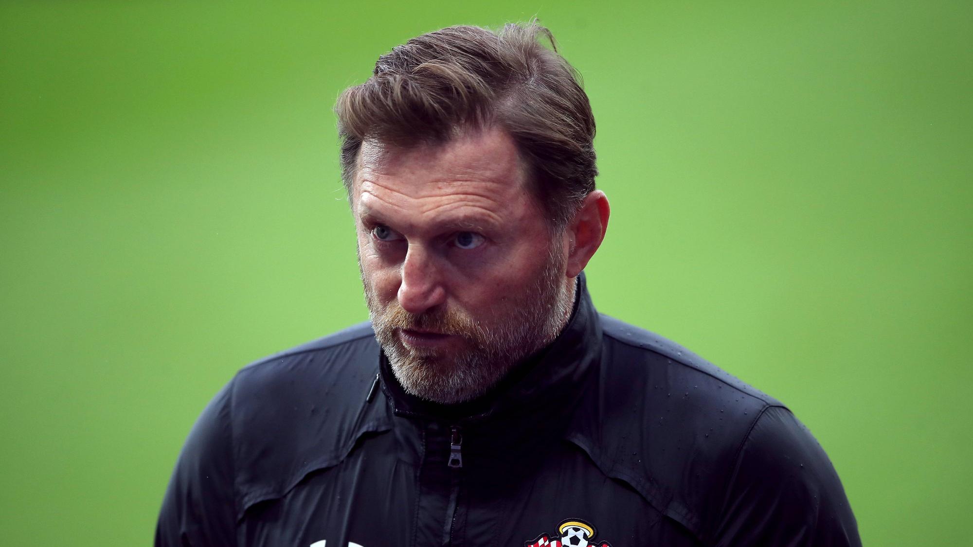 Ralph Hasenhüttl am 1. November 2020 bei einem Spiel seines damaligen Vereins, dem FC Southampton, in der Premier League.