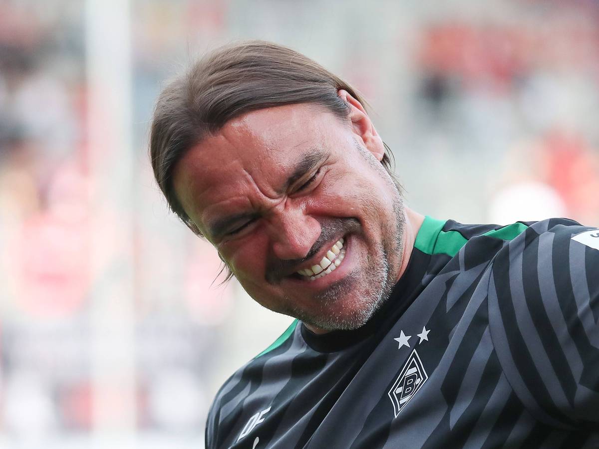 Daniel Farke bei seinem letzten Spiel als Trainer von Borussia Mönchengladbach am 31. Mai 2023.