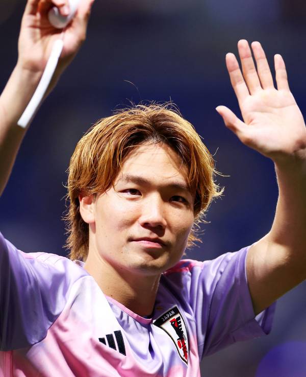 Ko Itakura, Spieler von Borussia Mönchengladbach, hier am 20. Juni 2023 bei einem Spiel der japanischen Nationalmannschaft