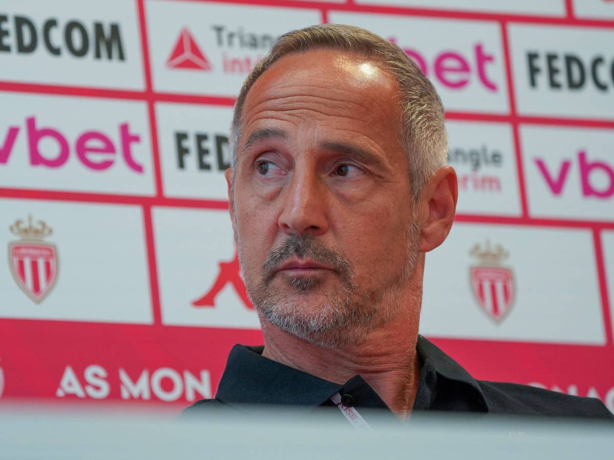 Adi Hütter, Ex-Coach von Borussia Mönchengladbach, hier bei seiner Vorstellung als neuer Trainer der AS Monaco am 6. Juli 2023.