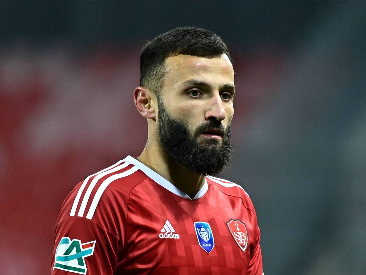 Franck Honorat von Stade Brest, hier am 22. Januar 2023 beim Spiel gegen Lens, soll kurz vor einem Wechsel zu Borussia Mönchengladbach stehen.