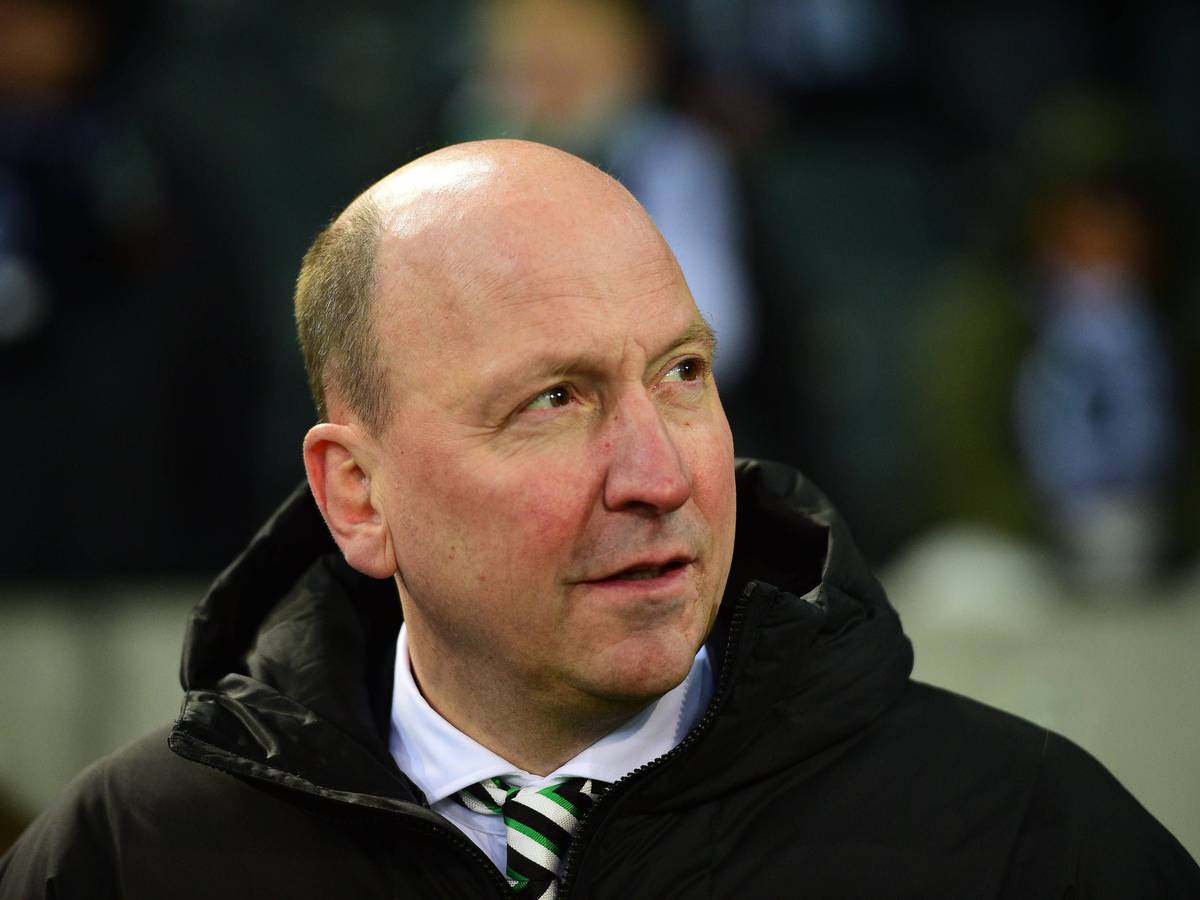 Stephan Schippers, Finanzboss von Borussia Mönchengladbach, hier am 22. Januar 2023 im Borussia-Park, hat sich optimistisch zur Zukunft des Bundesliga-Klubs geäußert.