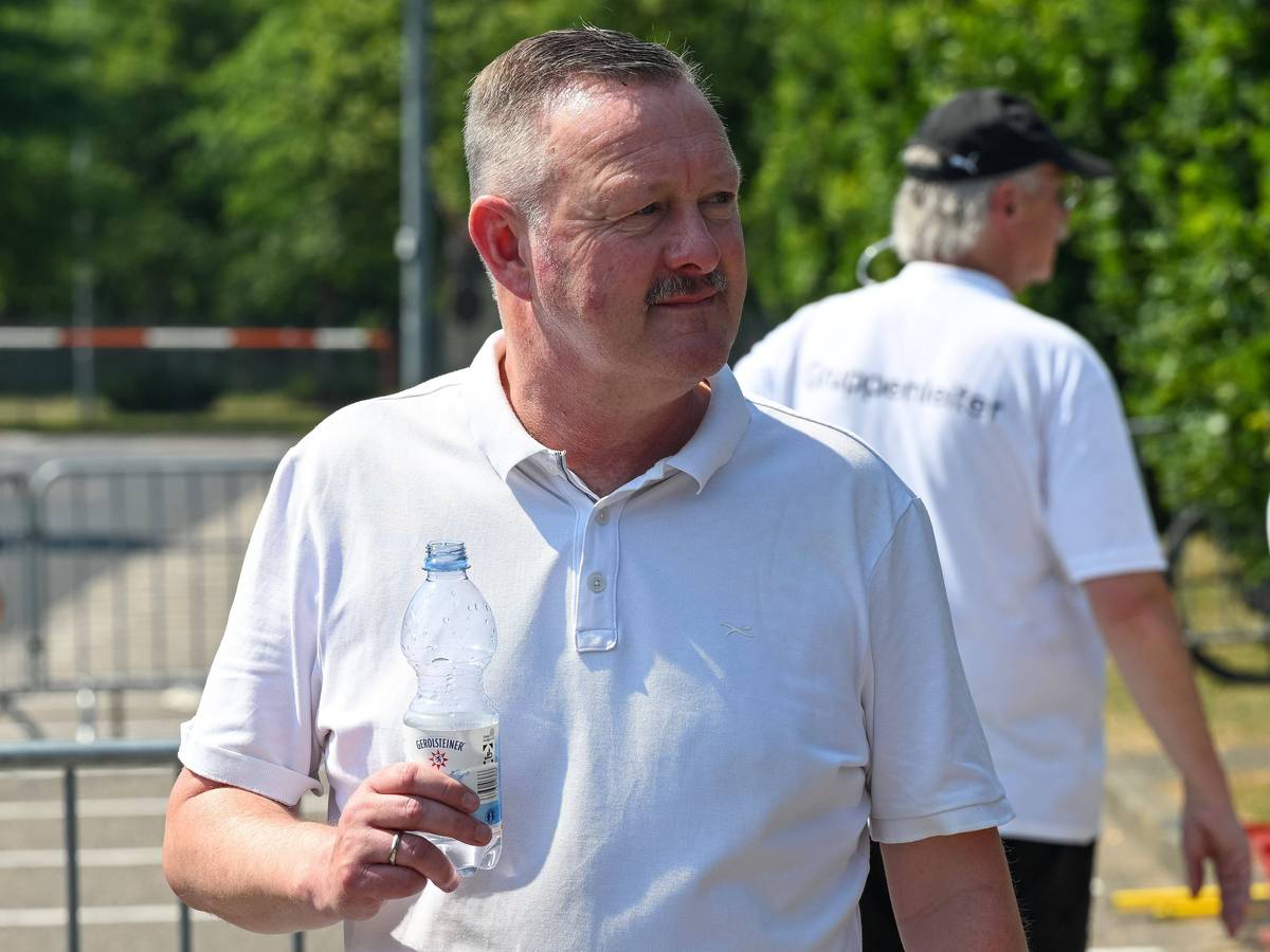 Roland Virkus, Geschäftsführer Sport bei Borussia Mönchengladbach, hier am 9. Juli 2023 beim Trainingsauftakt im Borussia-Park.