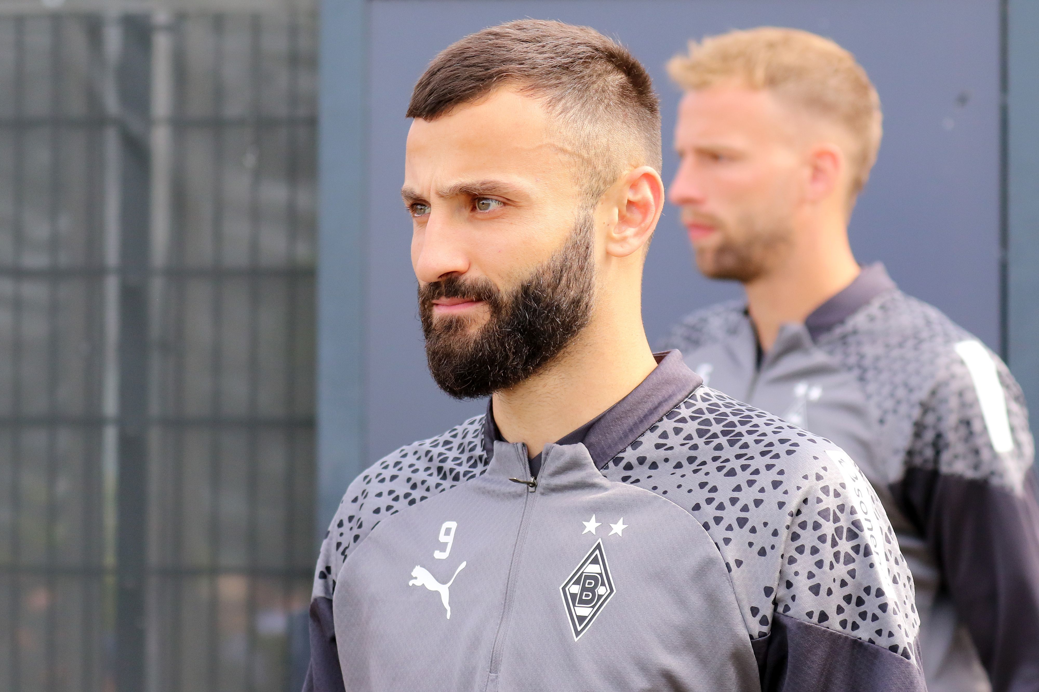 Franck Honorat, Neuzugang von Borussia Mönchengladbach, zeigte sich am Freitag (14. Juli 2023) erstmals den Fans auf dem Trainingsgelände im Borussia-Park.