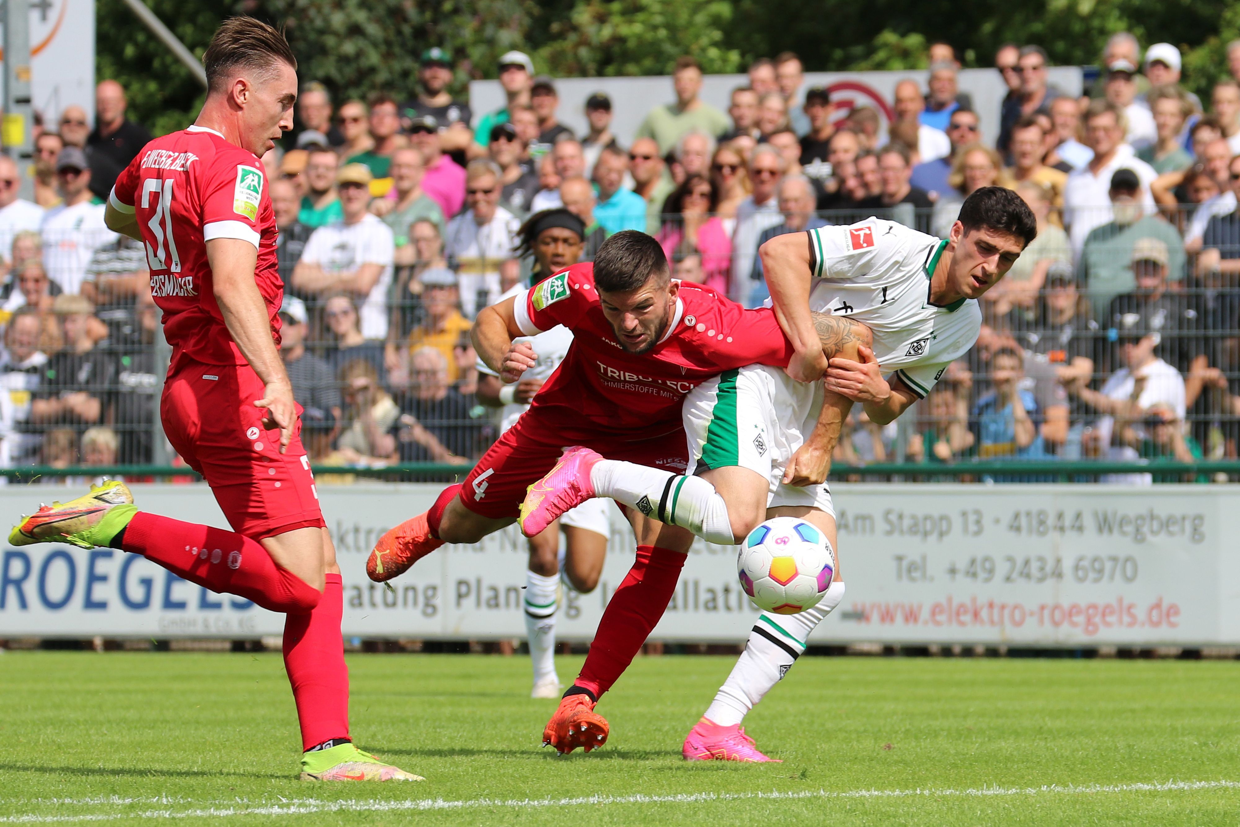 15.07.2023, Wegberg, GER, Fussball, Herren, BL, Saison 2023/2024, Borussia Moenchengladbach

Testspiel
FC Wegberg-Beeck vs. Bor. Mönchengladbach

Grant-Leon Ranos (Gladbach)
