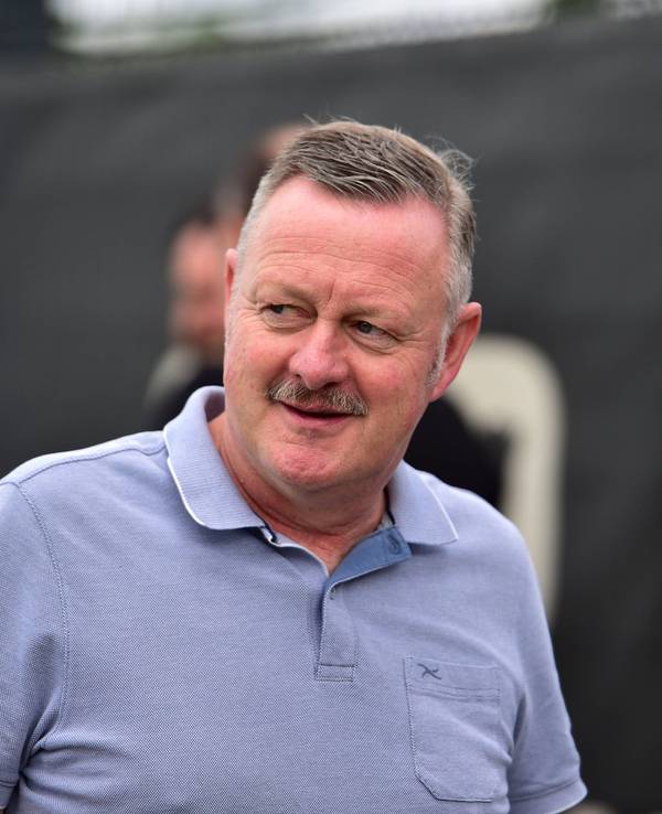 Roland Virklus, Geschäftsführer Sport bei Borussia Mönchengladbach, hier am 14. Juli 2023 bei einer Trainingseinheit der Fohlen im Borussia-Park.