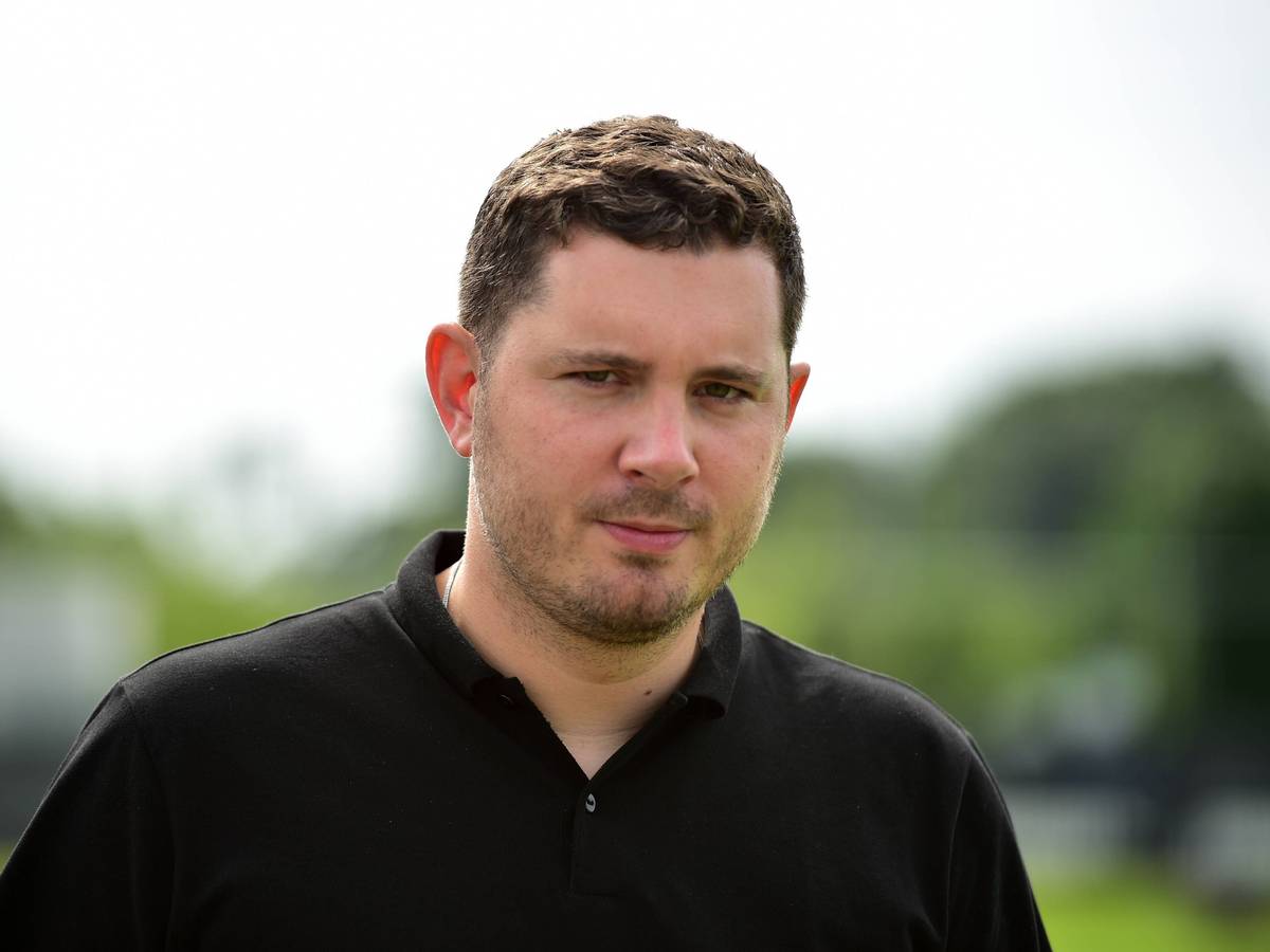 Nils Schmadtke, hier am 14. Juli 2023 beim Training von Borussia Mönchengladbach, verstärkt das Team ab der Saison 2023/24 als Sportdirektor Lizenz.