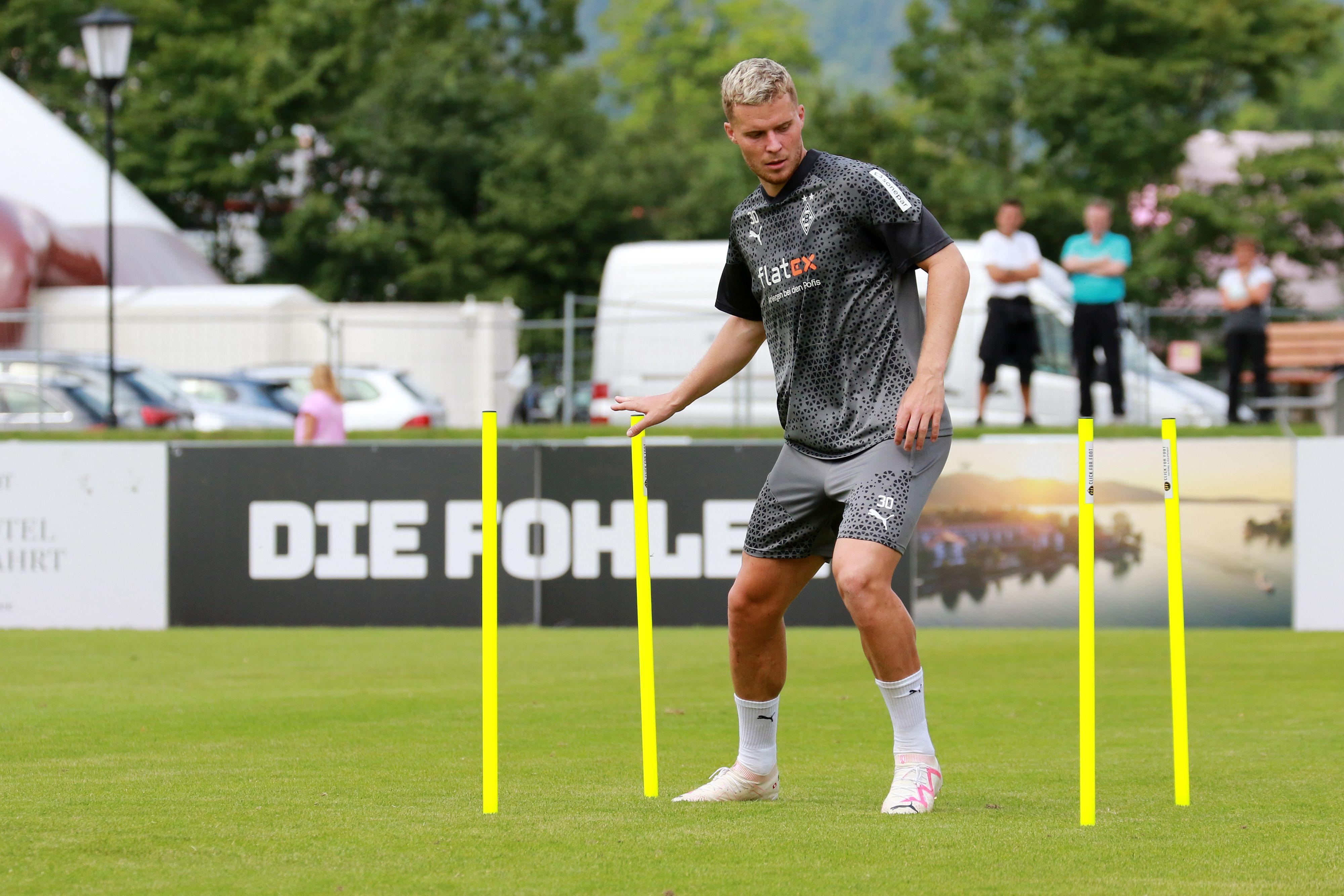 Nico Elvedi beim Training von Borussia Mönchengladbach am 28. Juli 2023 im Trainingslager in Rottach-Egern.