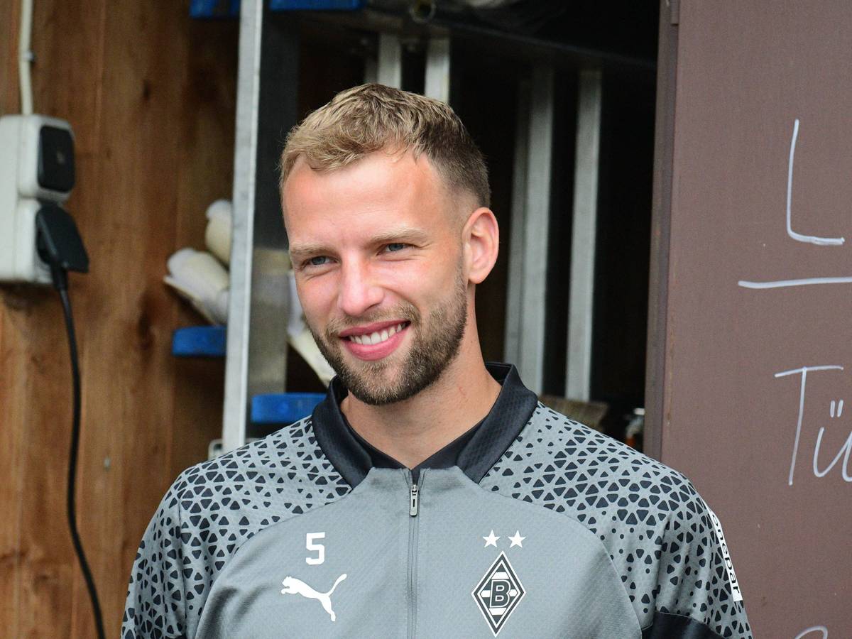 Marvin Friedrich, Verteidiger bei Borussia Mönchengladbach, zu sehen am 24. Juli 2023 im Trainingslager in Rottach-Egern am Tegernsee.