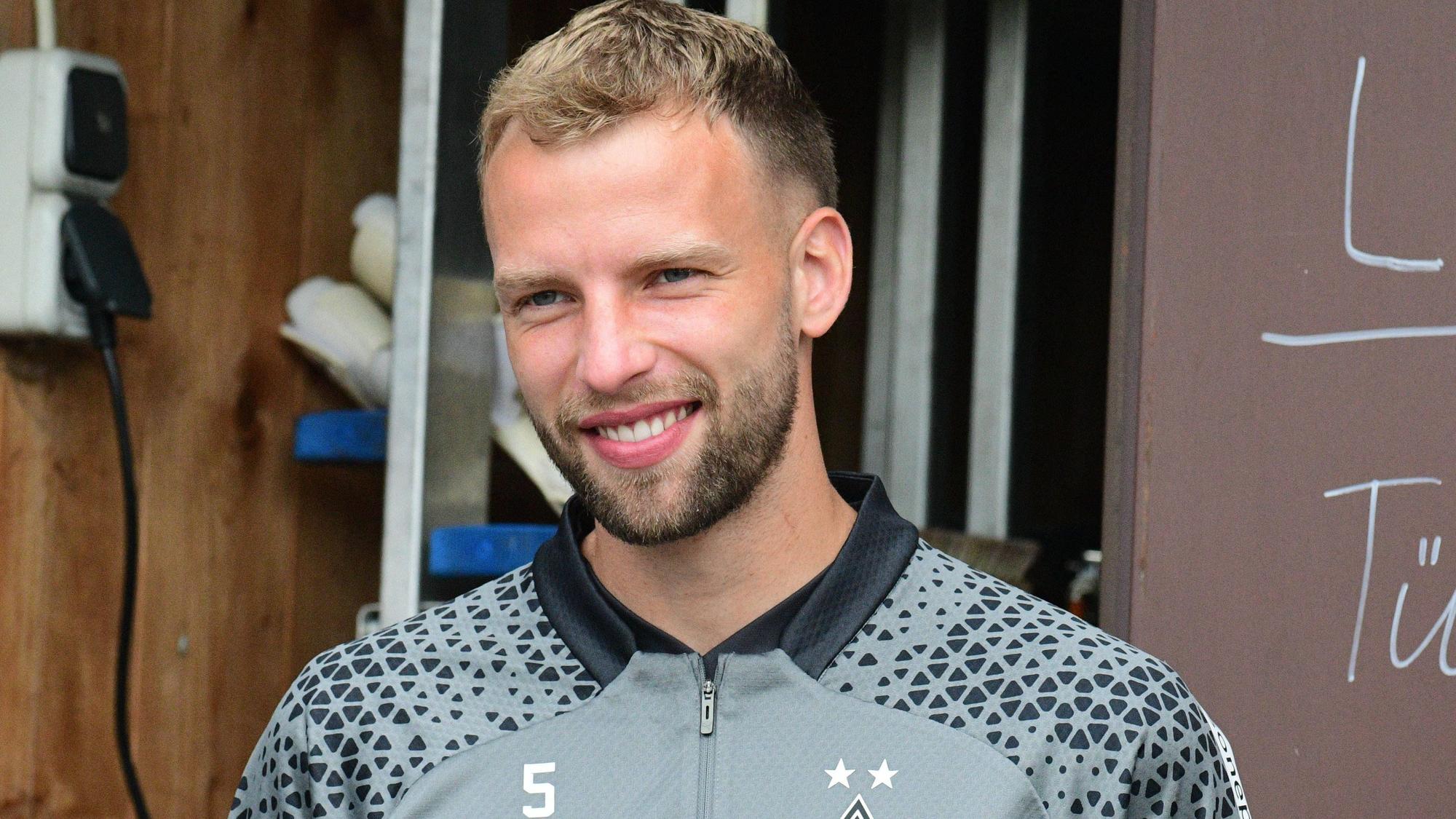 Marvin Friedrich, Verteidiger bei Borussia Mönchengladbach, zu sehen am 24. Juli 2023 im Trainingslager in Rottach-Egern am Tegernsee.