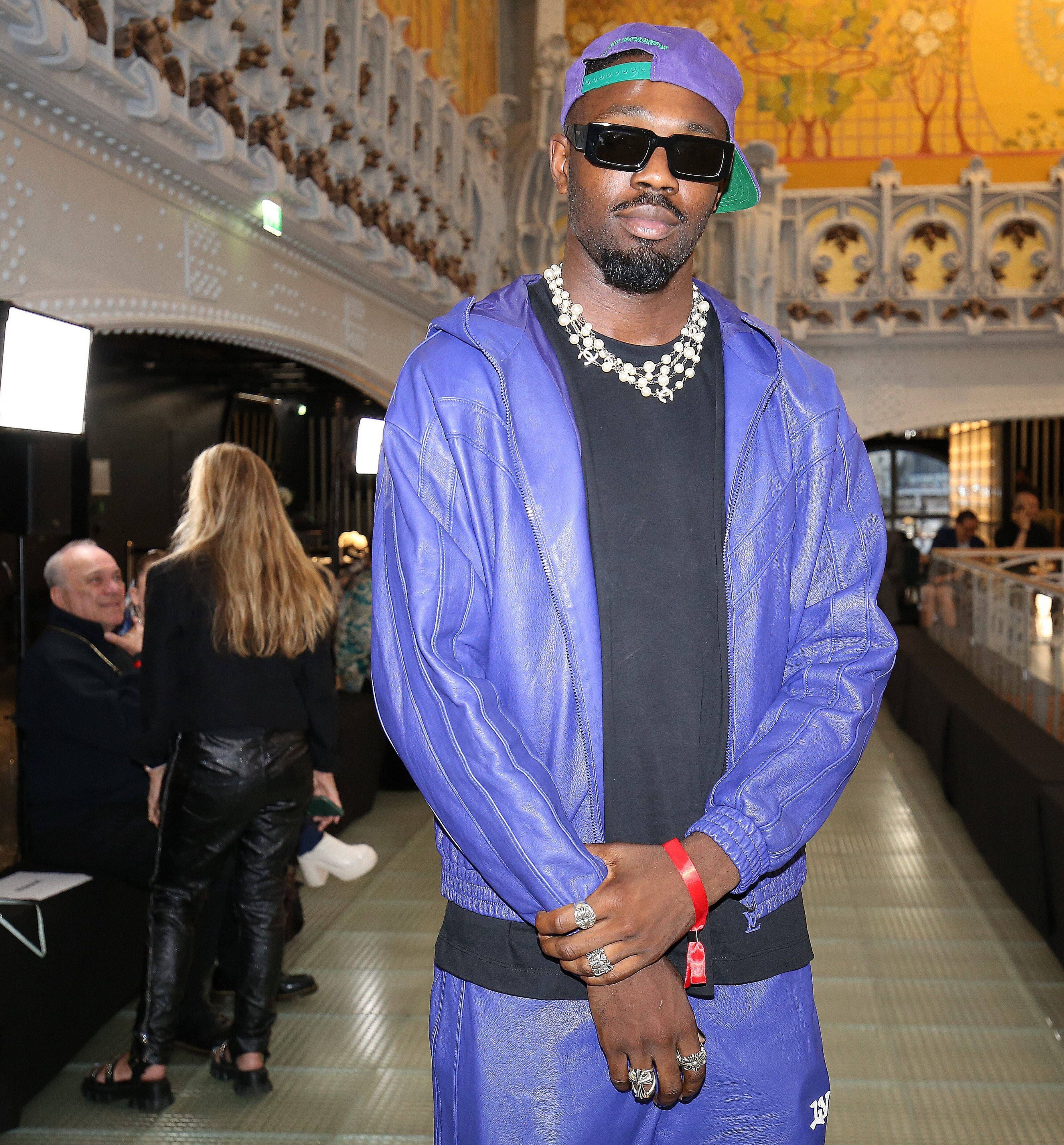 Marcus Thuram zu Gast auf der Paris Fashion Week am 22. Mai 2023.