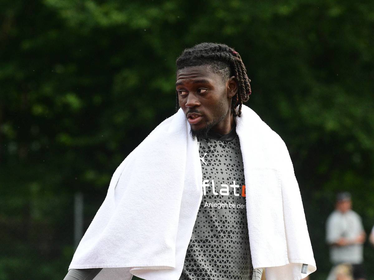 Manu Koné am 23. Juli 2023 nach einer Reha-Einheit im Trainingslager von Borussia Mönchengladbach in Rottach-Egern.