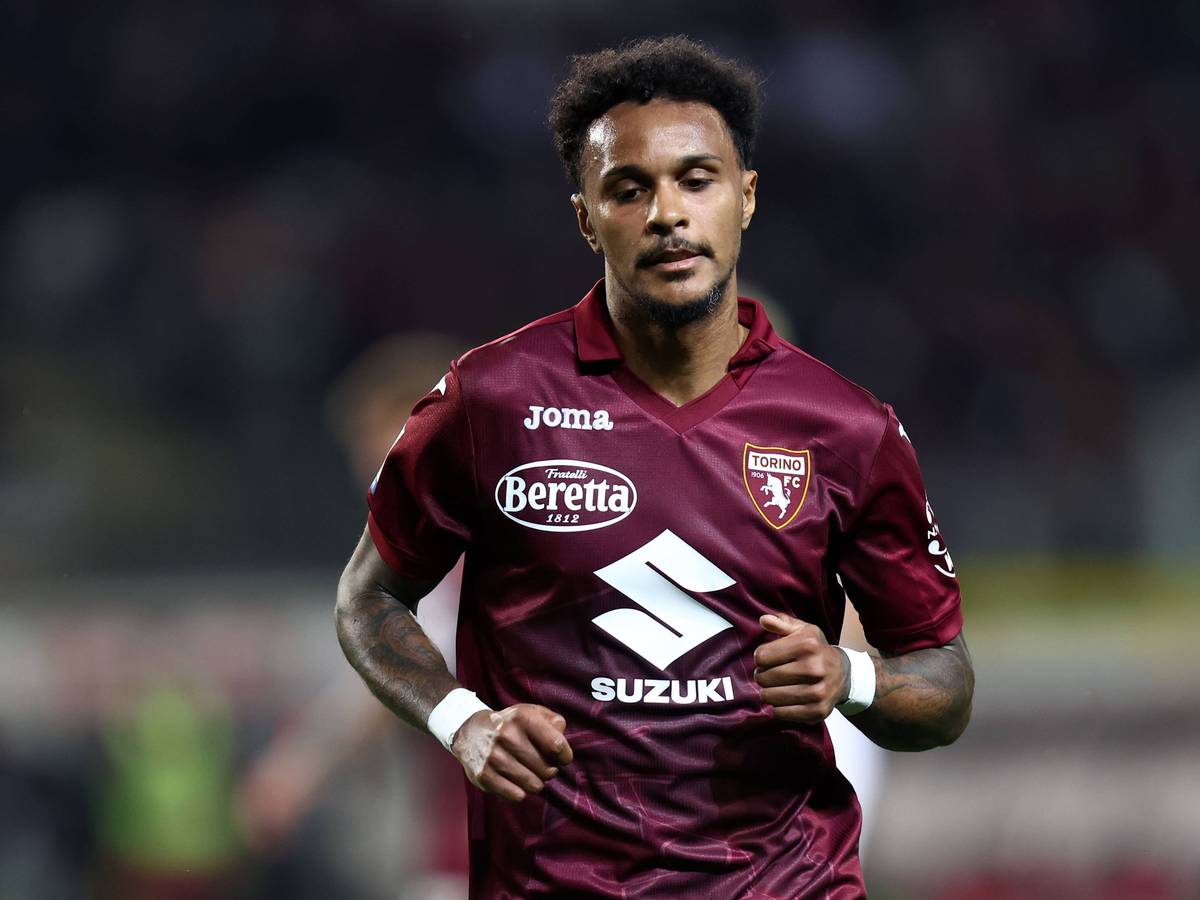 Torino Fc - Atalanta Bc Valentino Lazaro of Torino Fc looks on during the Serie A match beetween Torino Fc and Atalanta Bc at Stadio Olimpico on April 29, 2023 in Turin, Italy . Torino Stadio Olimpico Italy Copyright: xMarcoxCanonierox