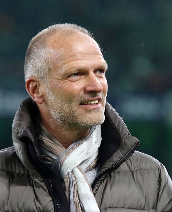 Holger Fach, ehemals Spieler und Trainer von Borussia Mönchengladbach, hier am 15. März 2019 im Borussia-Park.