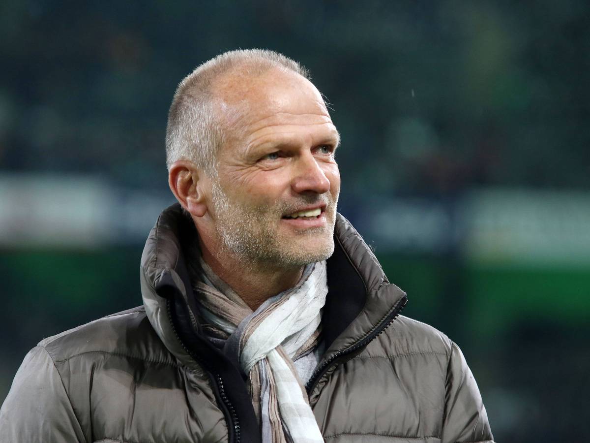 Holger Fach, ehemals Spieler und Trainer von Borussia Mönchengladbach, hier am 15. März 2019 im Borussia-Park.