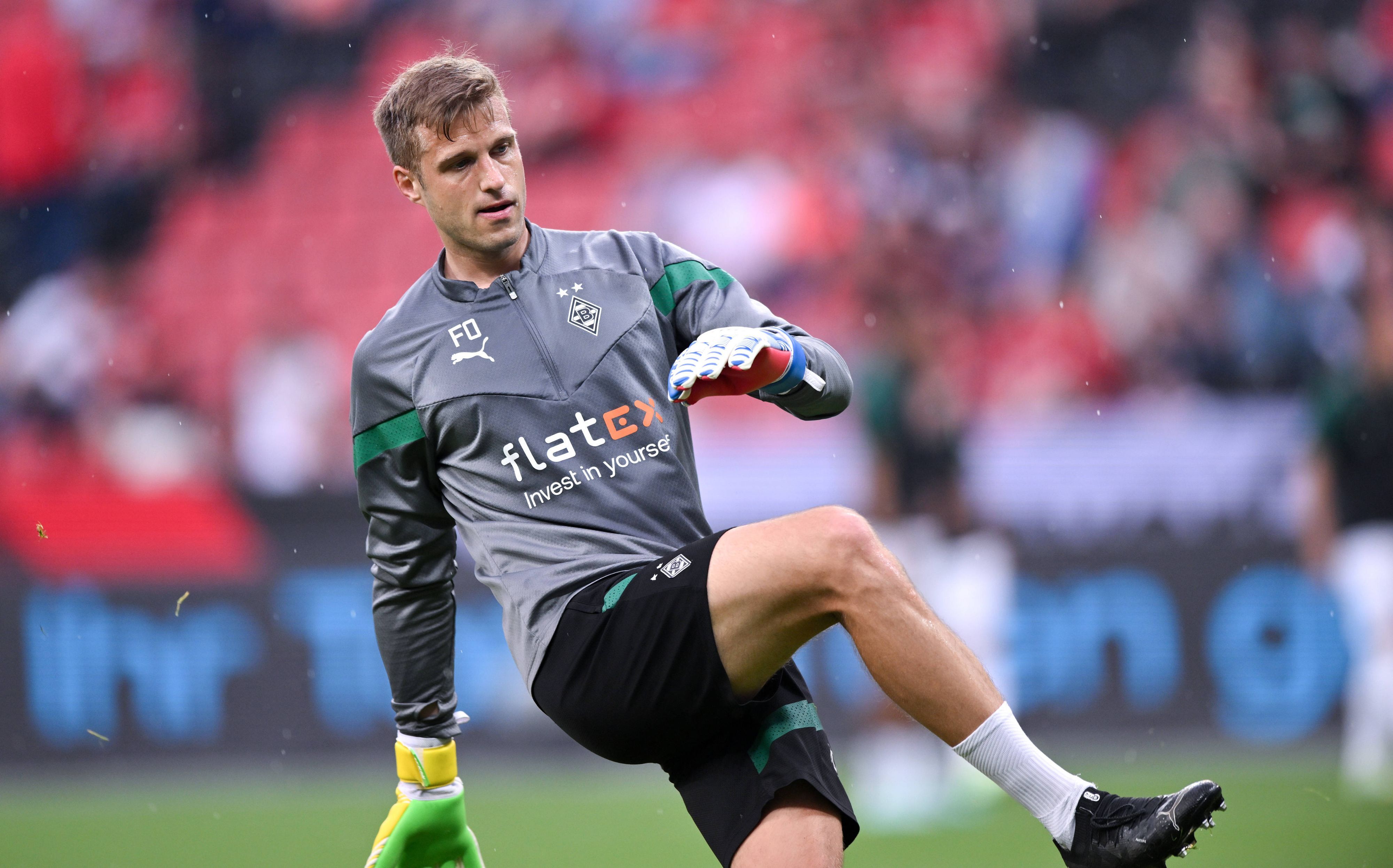 Torwarttrainer Fabian Otte von Borussia Mönchengladbach, hier am 21. Mai 2023 beim Auswärtsspiel bei Bayer 04 Leverkusen.