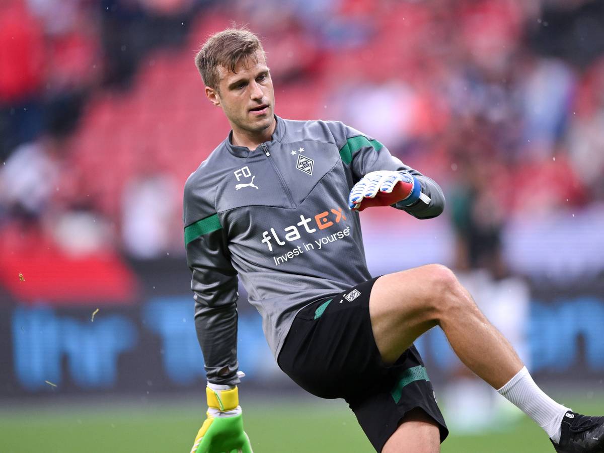 Torwarttrainer Fabian Otte von Borussia Mönchengladbach, hier am 21. Mai 2023 beim Auswärtsspiel bei Bayer 04 Leverkusen.