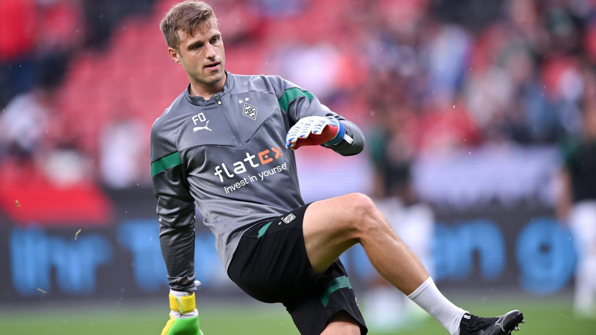 Torwarttrainer Fabian Otte von Borussia Mönchengladbach, hier am 21. Mai 2023 beim Auswärtsspiel bei Bayer 04 Leverkusen.