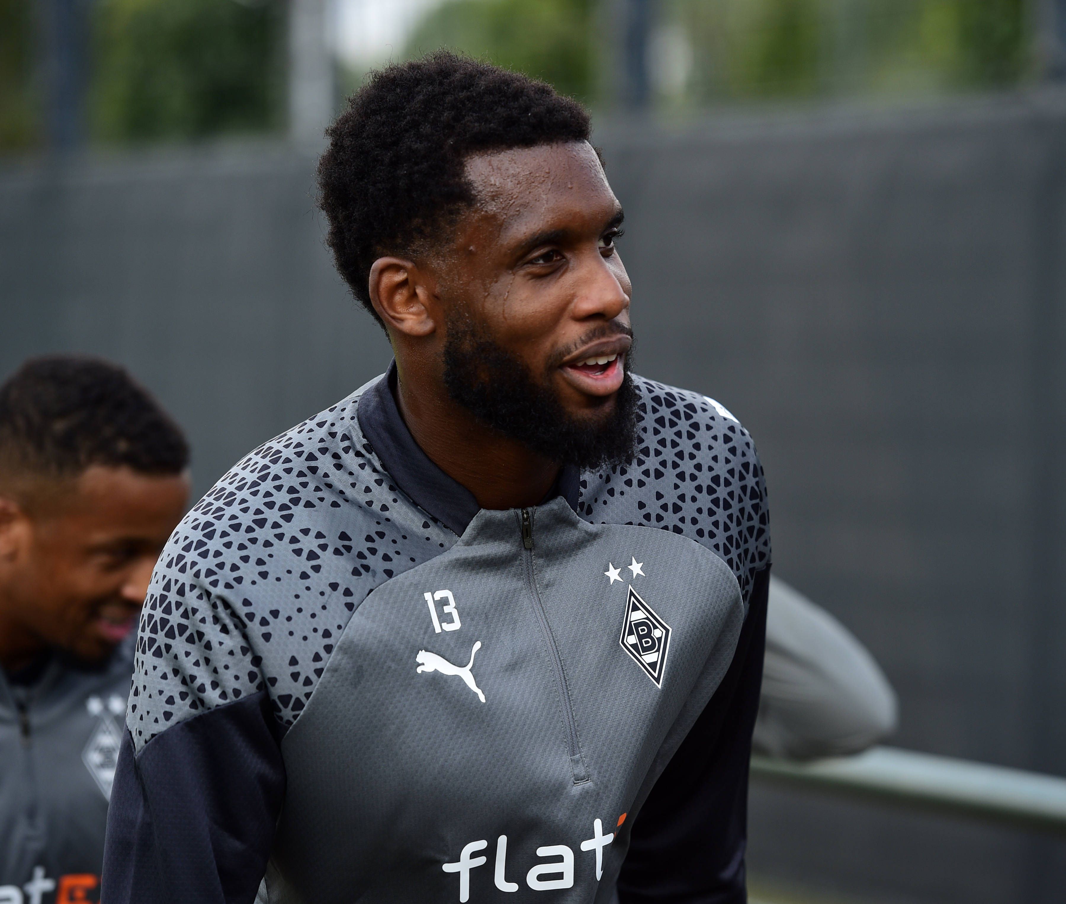 Jordan Siebatcheu absolvierte am 31. August 2023 sein erstes Training bei Borussia Mönchengladbach.