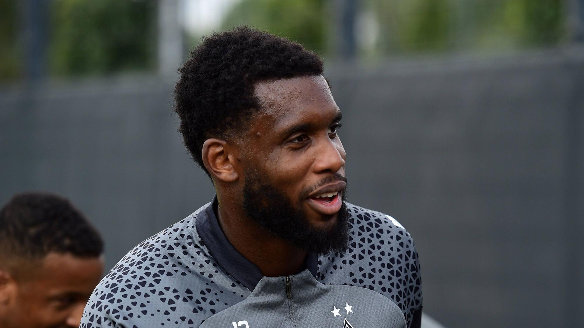 Jordan Siebatcheu absolvierte am 31. August 2023 sein erstes Training bei Borussia Mönchengladbach.