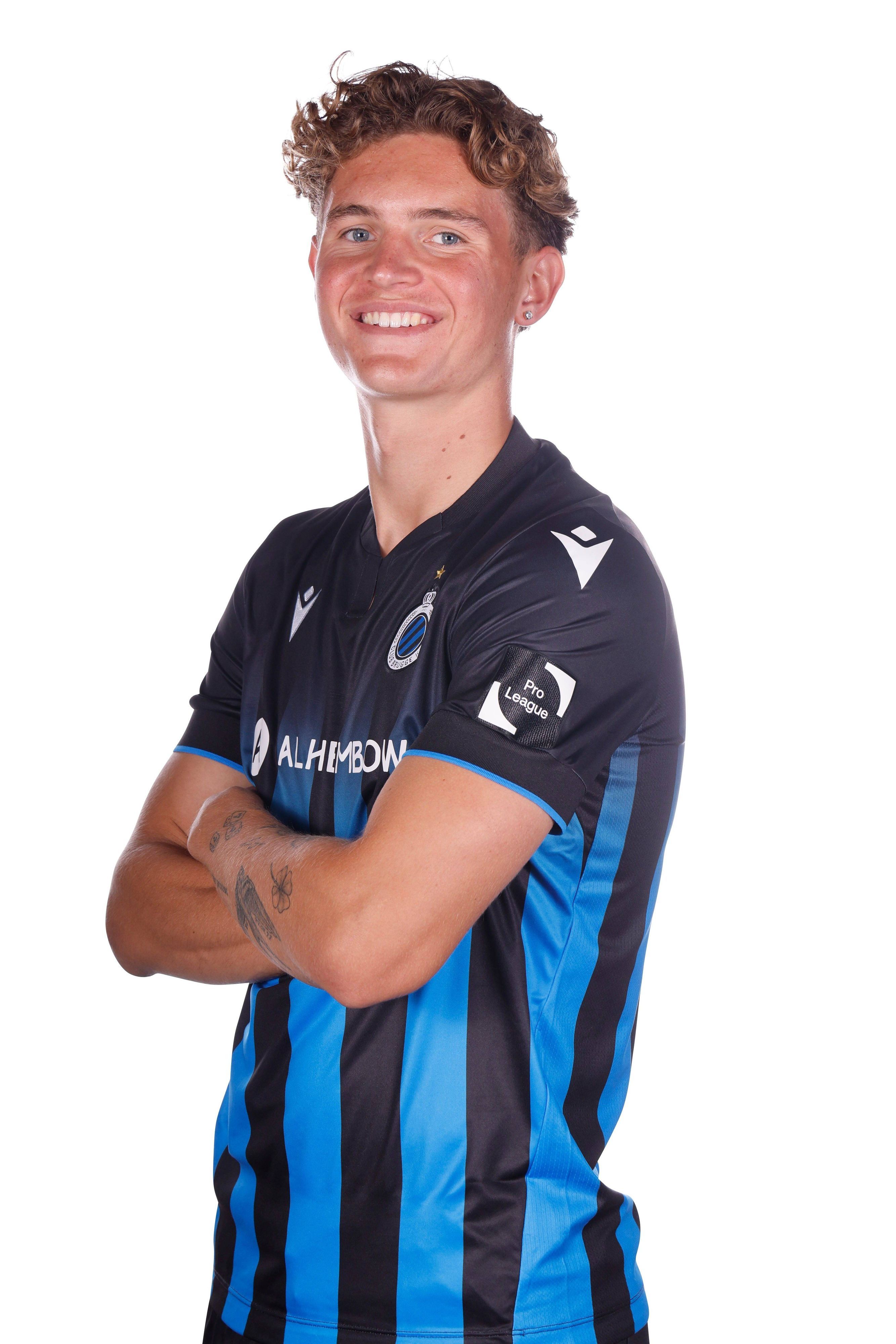 Jonathan Foss im Trikot des FC Brügge.