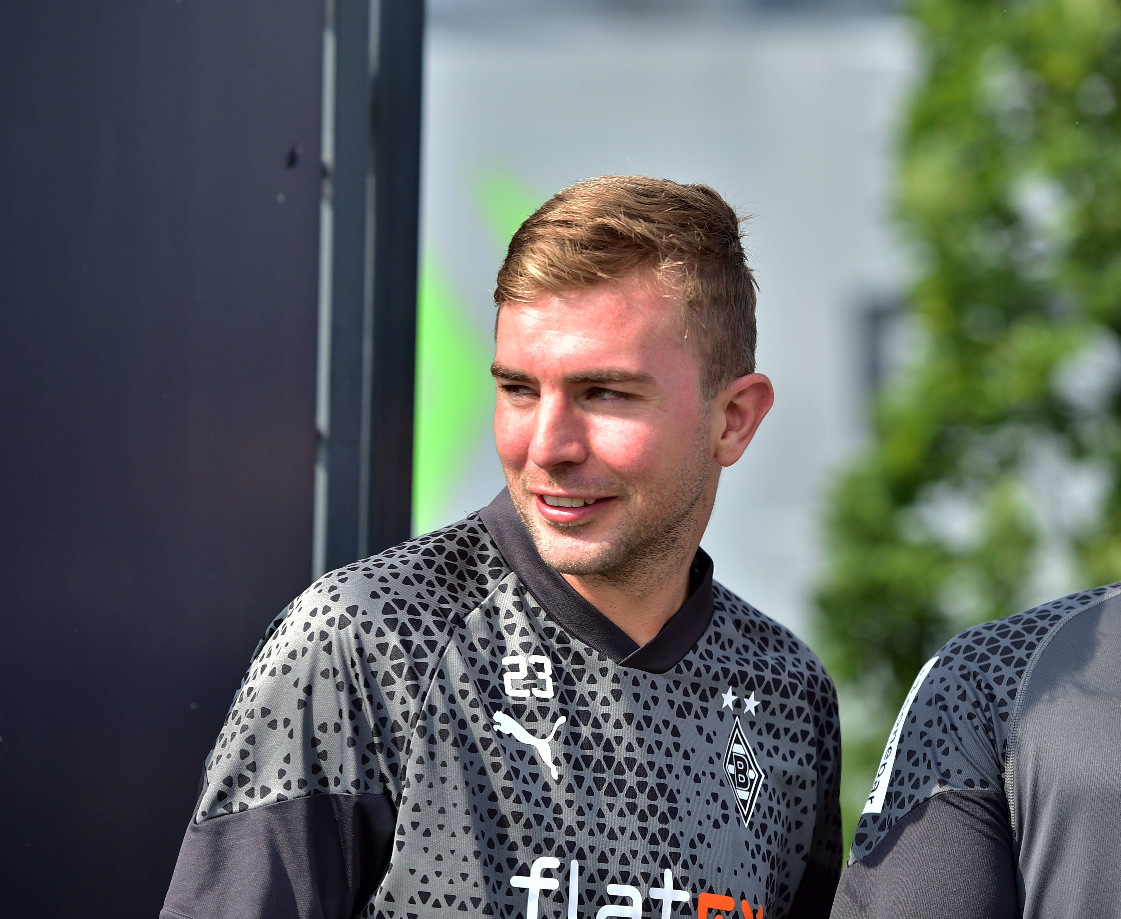 Christoph Kramer von Borussia Mönchengladbach, hier am 14. August 2023 beim Training auf dem Fohlenplatz im heimischen Borussia-Park.
