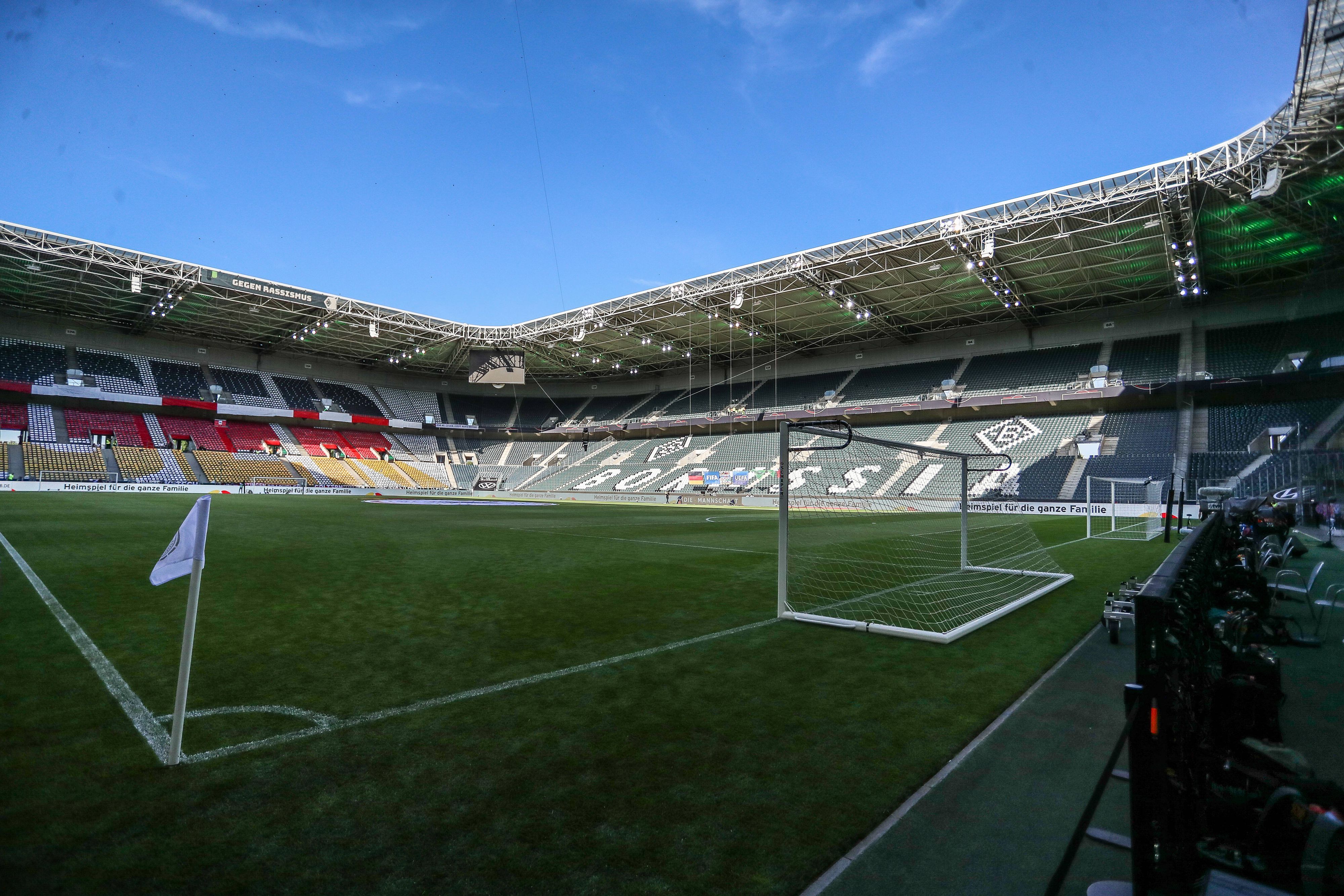 Das Foto zeigt den Borussia-Park vor einem Länderspiel am 14. Juni 2022.