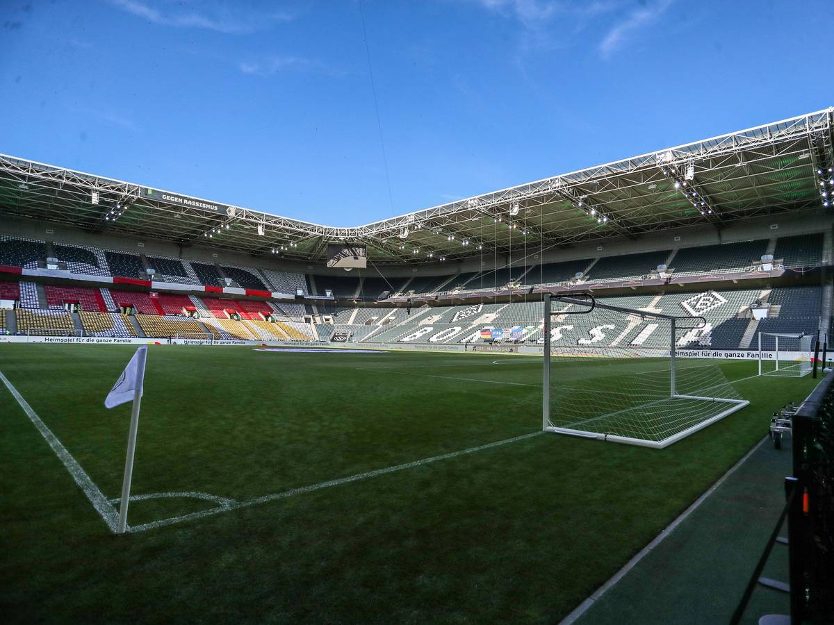 Das Foto zeigt den Borussia-Park vor einem Länderspiel am 14. Juni 2022.
