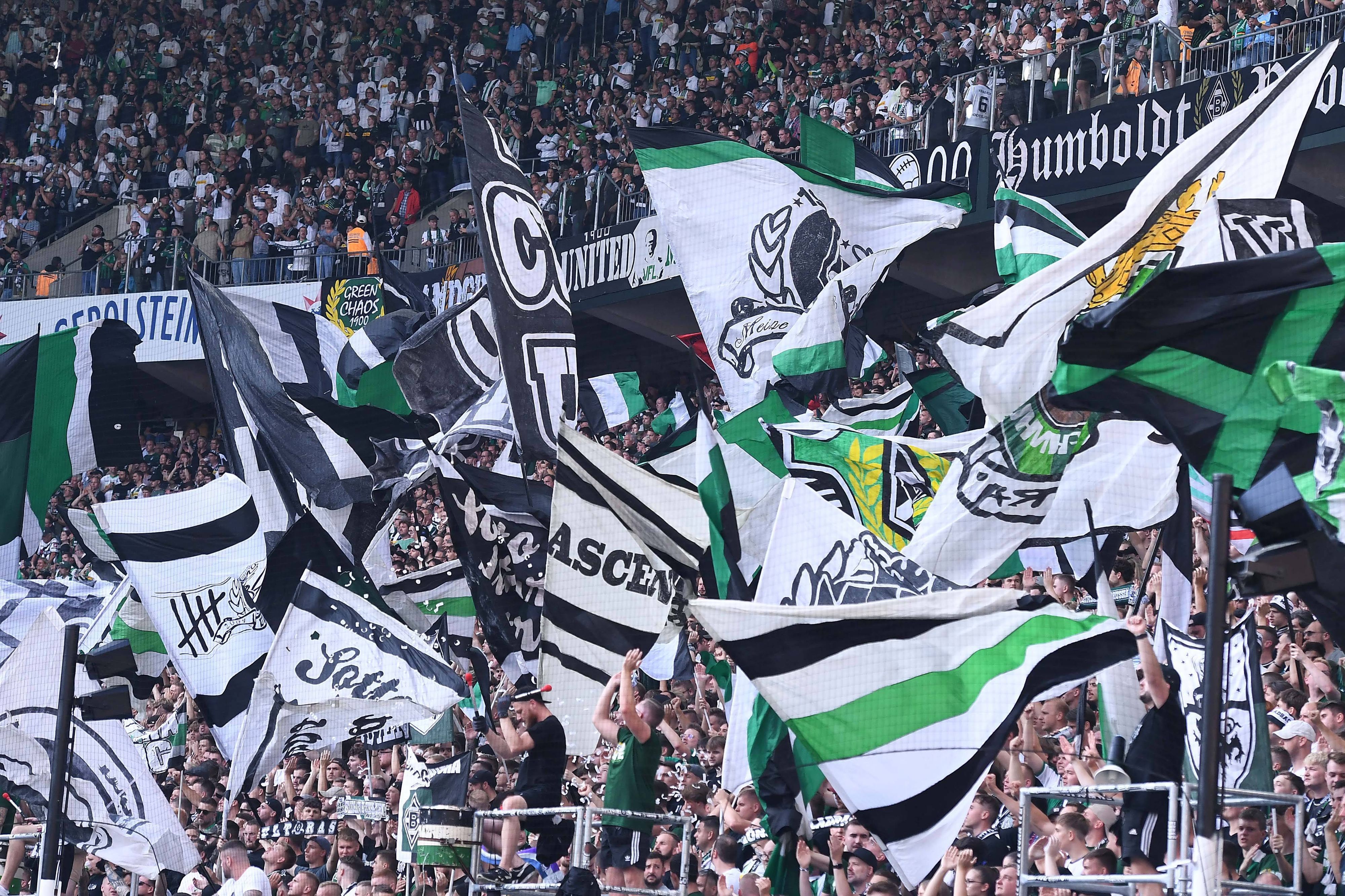 Die Borussia-Fans in der Nordkurve.