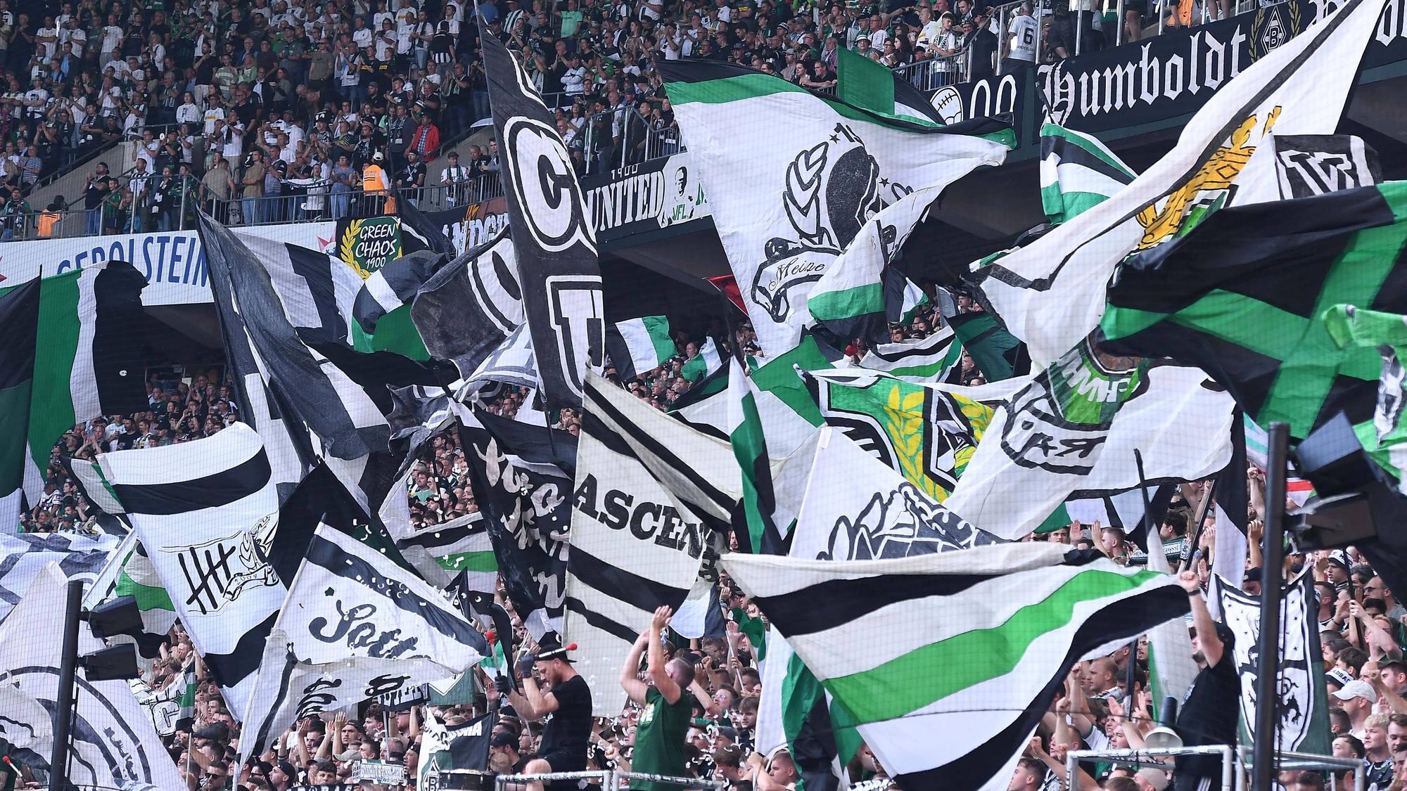 Die Borussia-Fans in der Nordkurve.