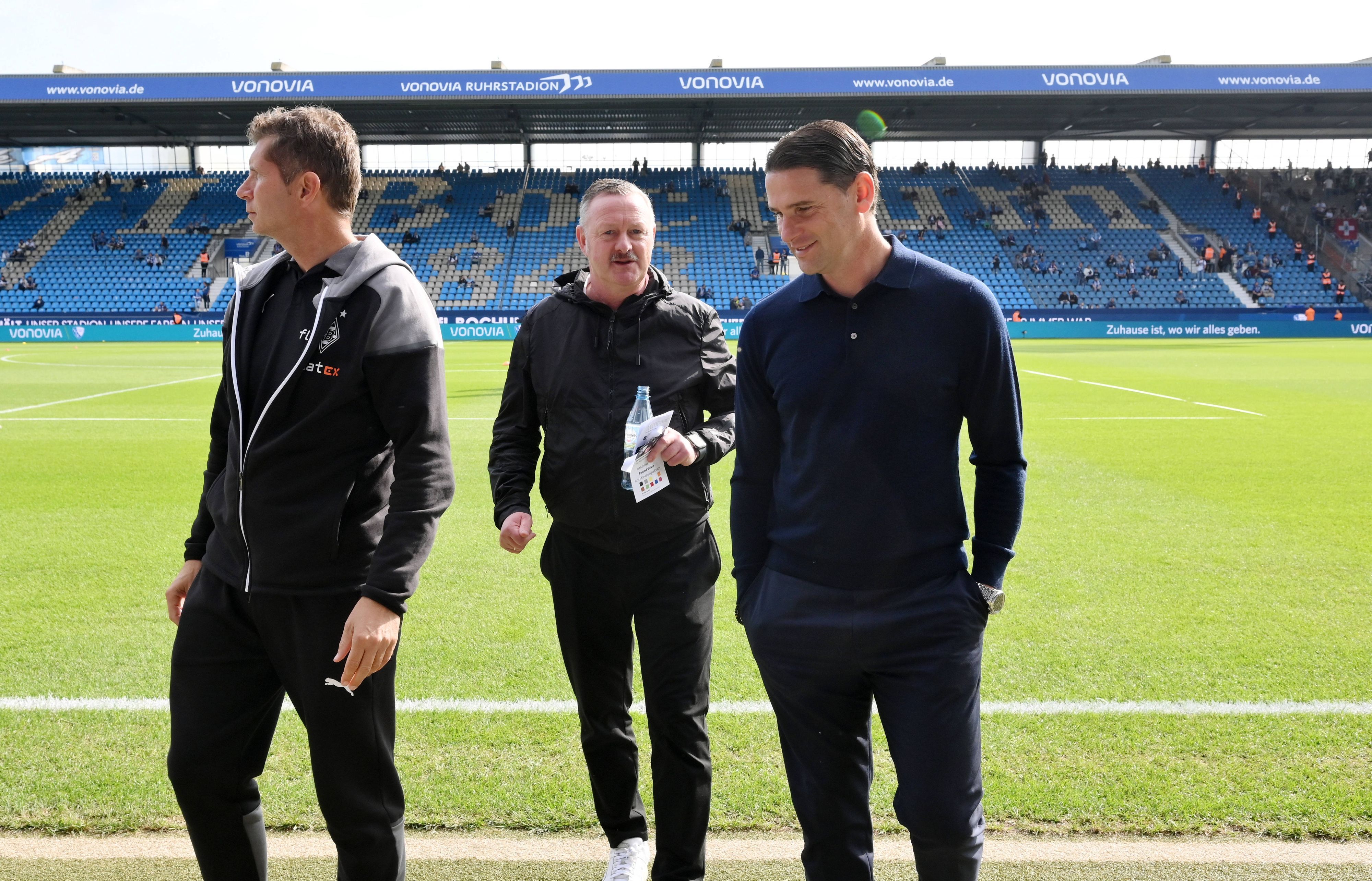 Roland Virkus und Gerardo Seoane bereiten sich auf das Spiel in Bochum vor.