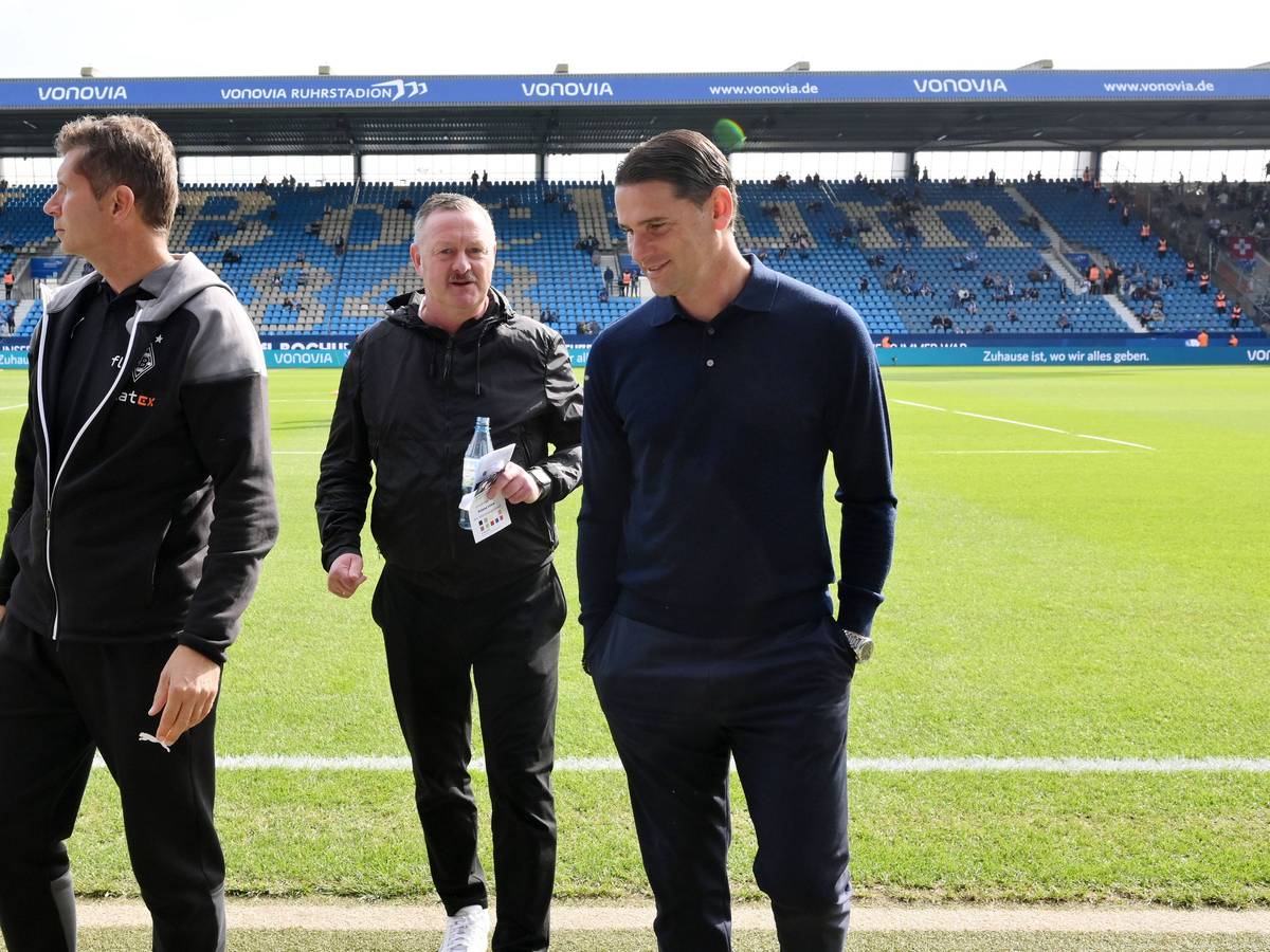 Roland Virkus und Gerardo Seoane bereiten sich auf das Spiel in Bochum vor.