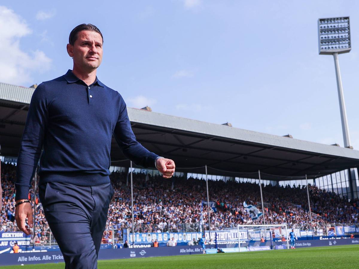 Gerardo Seoane beim Borussia-Spiel in Bochum.