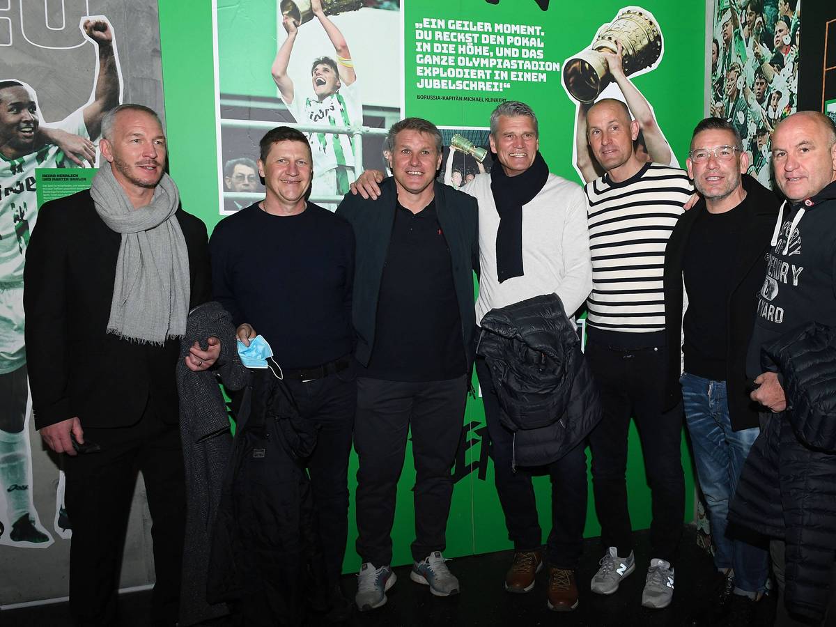 Borussia Mönchengladbachs DFB Pokal-Sieger von 1995 trafen sich im Borussia-Park.