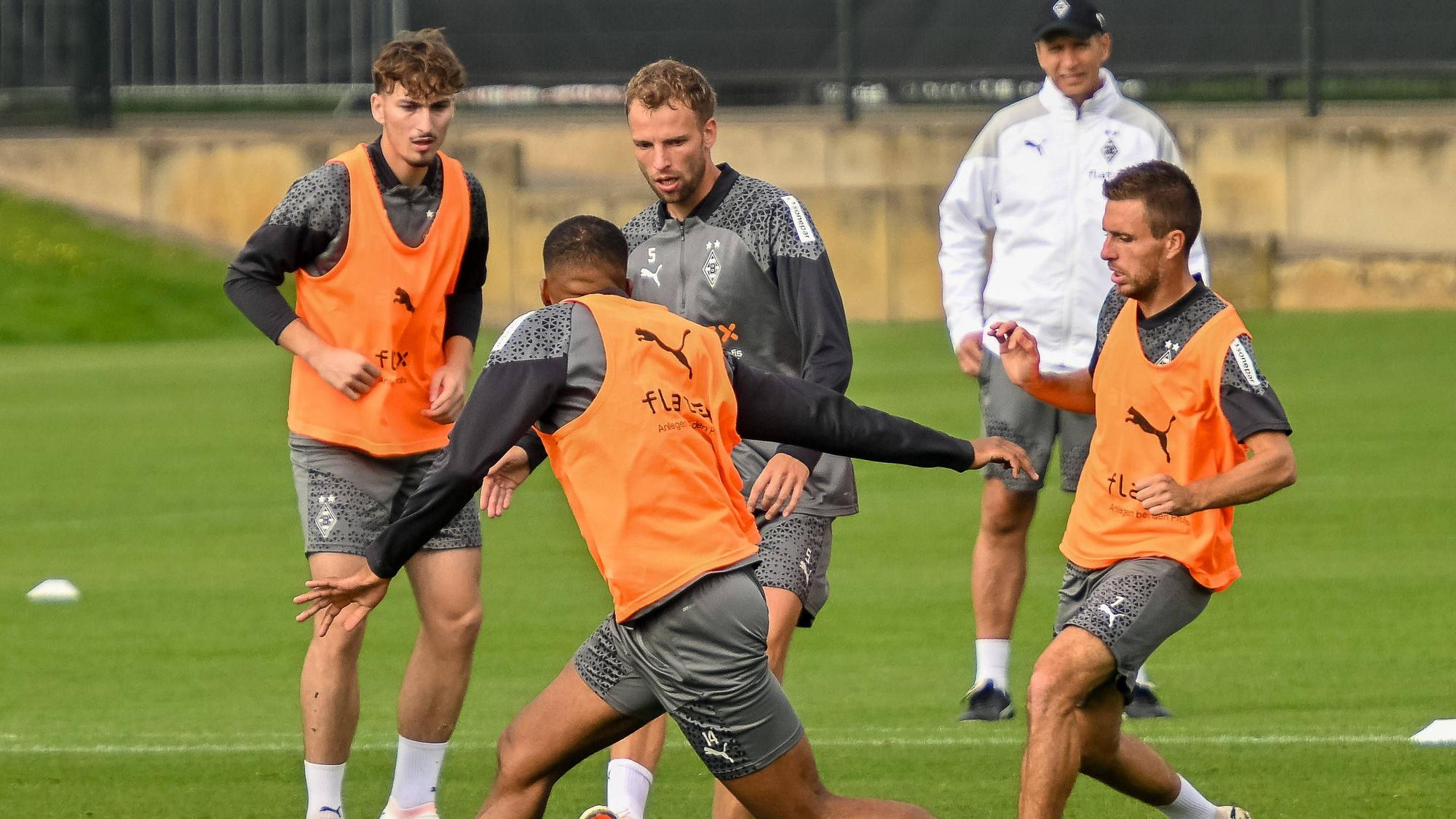 Tony Reitz im Profi-Training von Borussia Mönchengladbach.