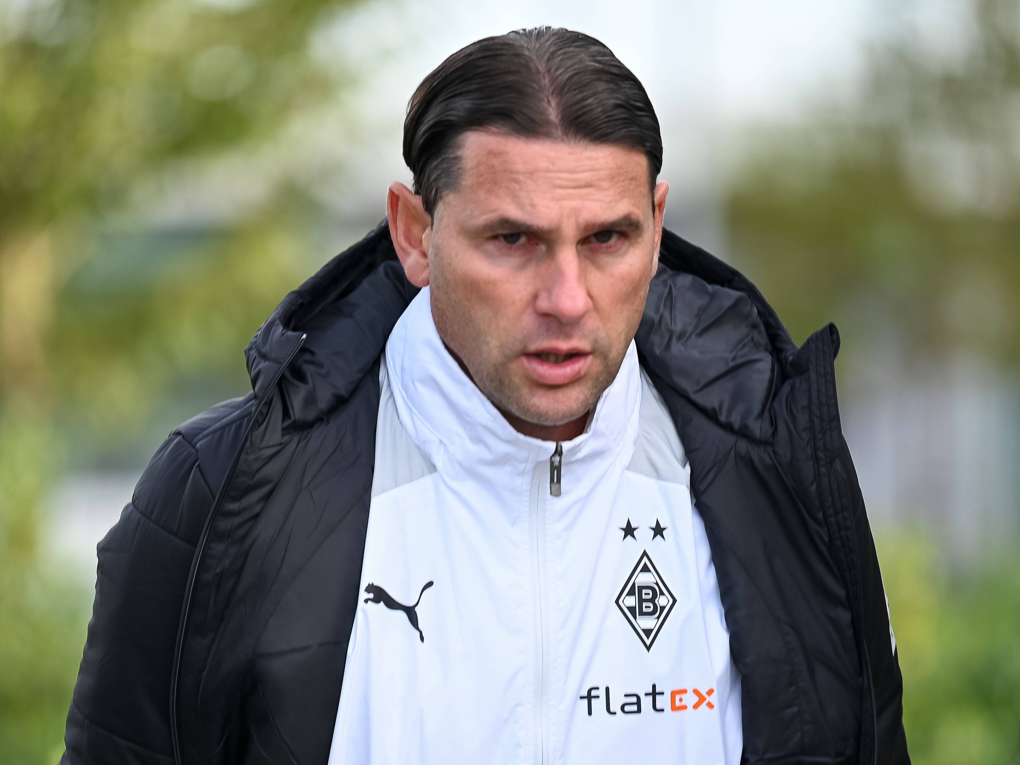 Gerardo Seoane bestritt den Borussia-Trainingsplatz.