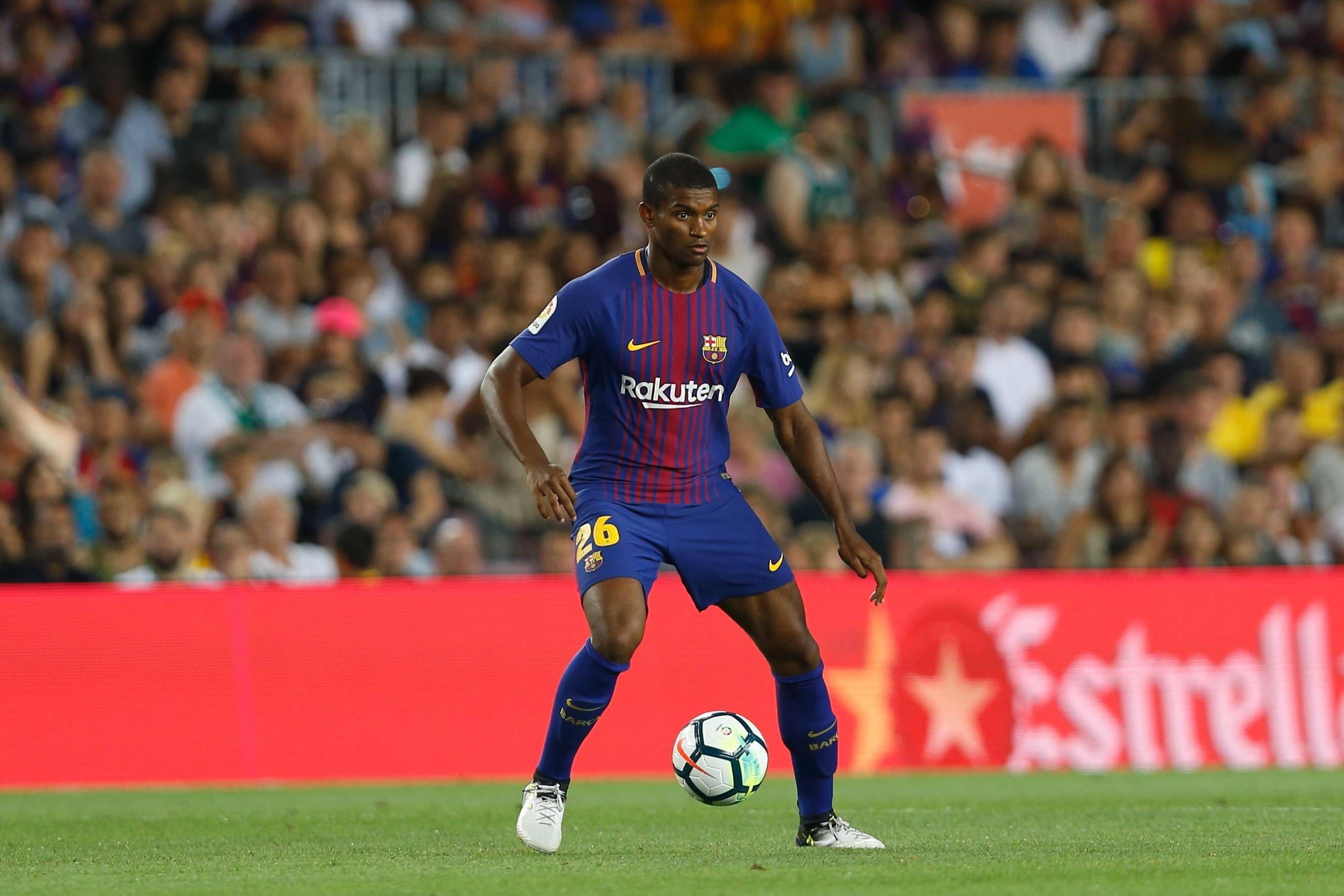 Marlon bei einem Heimspiel des FC Barcelona.
