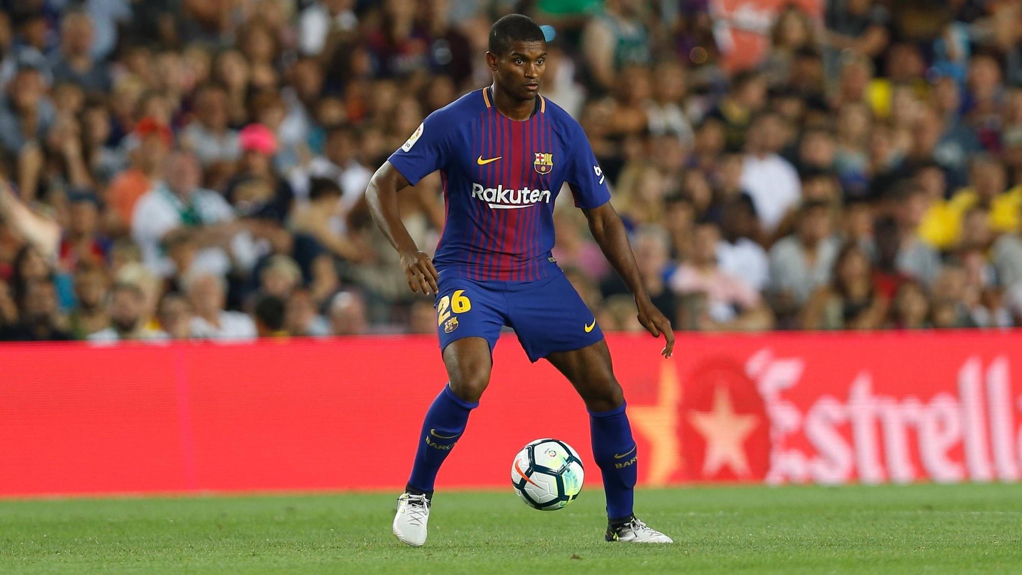 Marlon bei einem Heimspiel des FC Barcelona.
