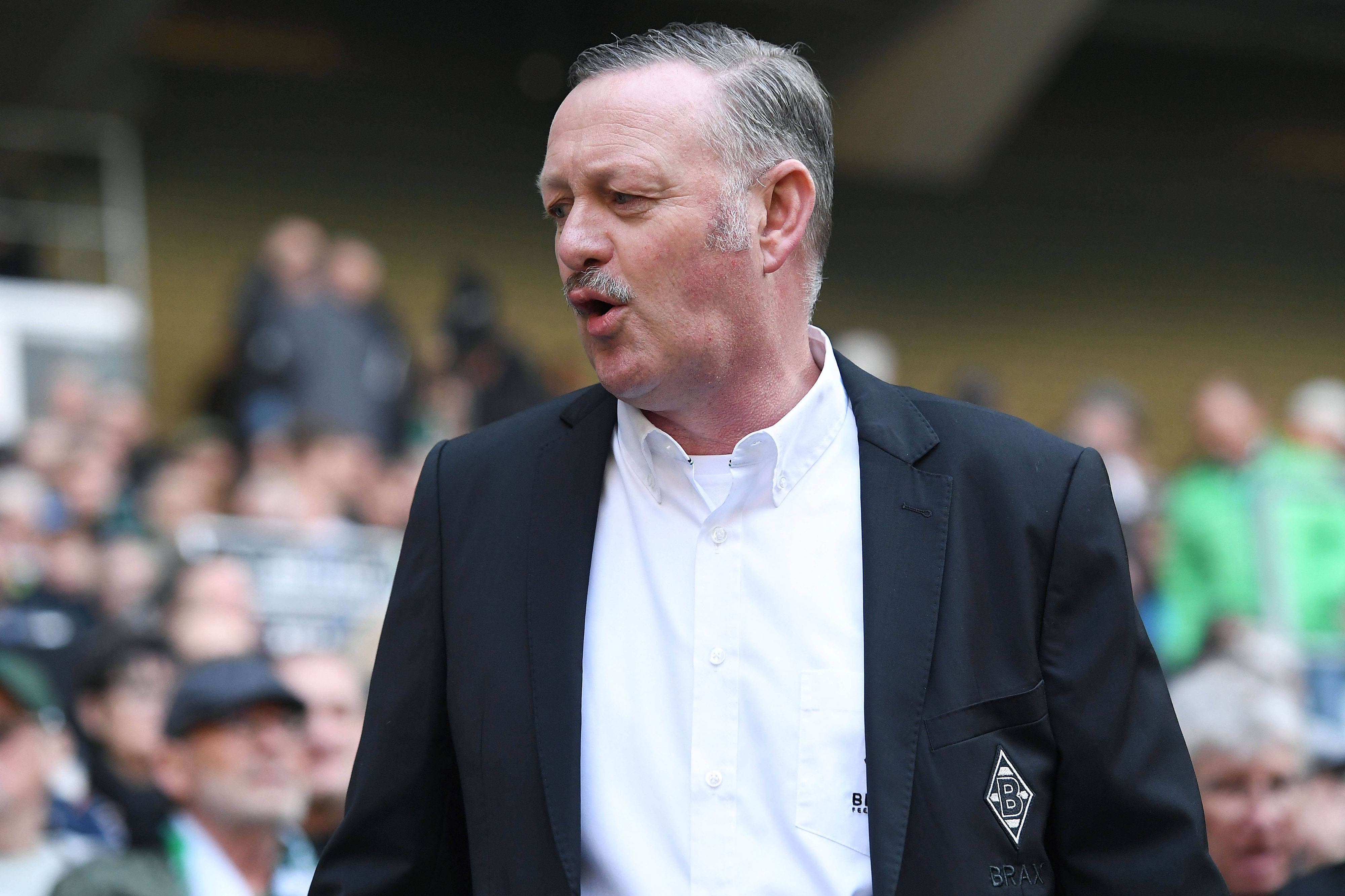Roland Virkus bei der Mitgliederversammlung von Borussia Mönchengladbach.
