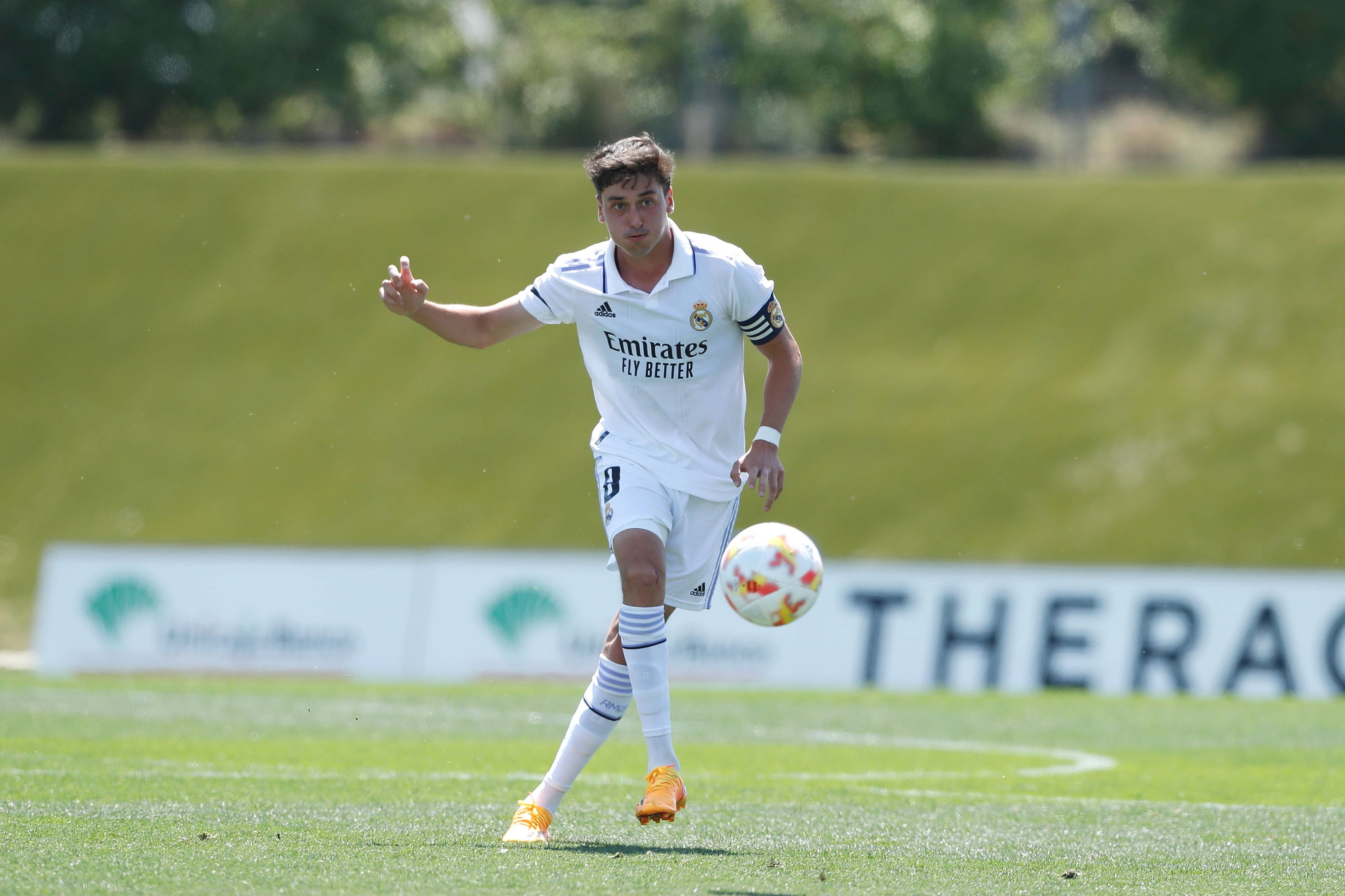 Carlos Dotor bei einem Spiel der Zweitvertretung von Real Madrid.