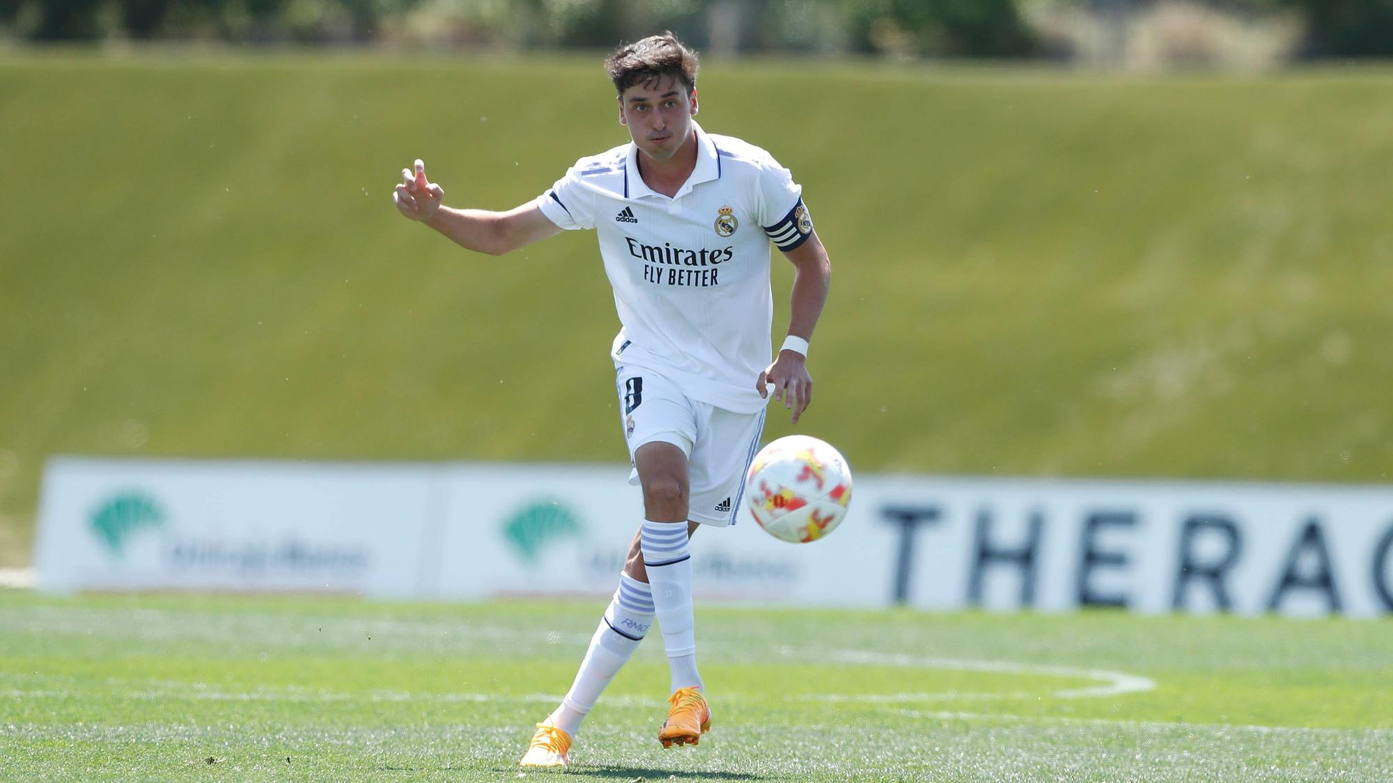 Carlos Dotor bei einem Spiel der Zweitvertretung von Real Madrid.