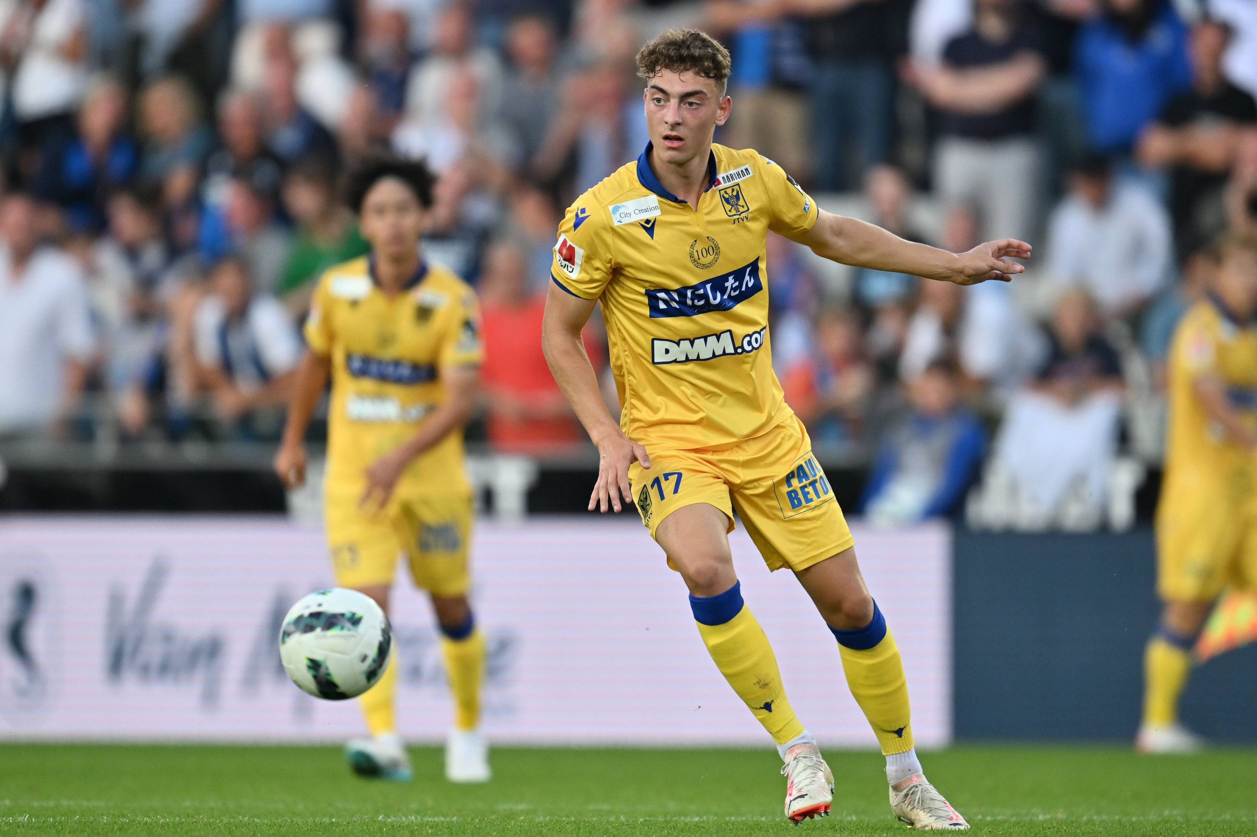 Mathias Delorge am Ball.