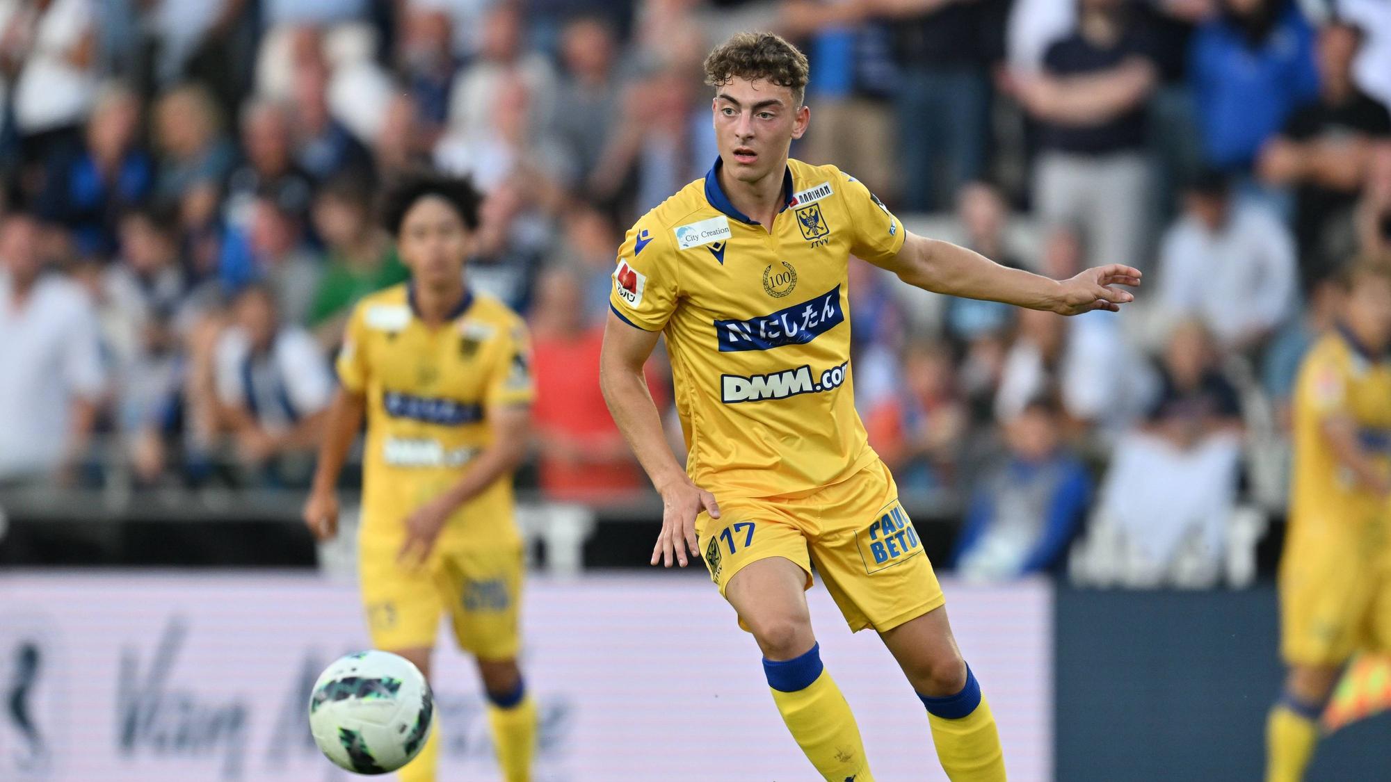 Mathias Delorge am Ball.