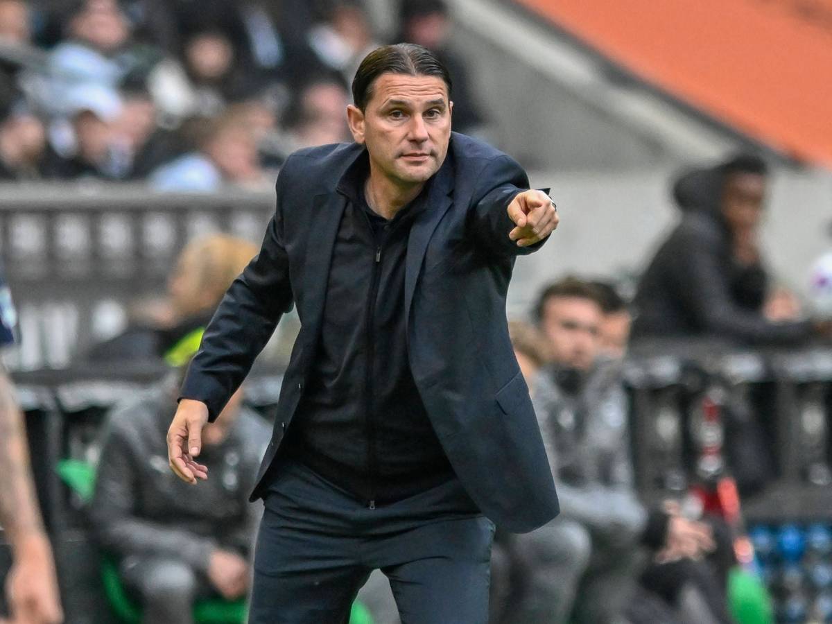 Gerardo Seoane gibt Anweisungen am Spielfeldrand.
